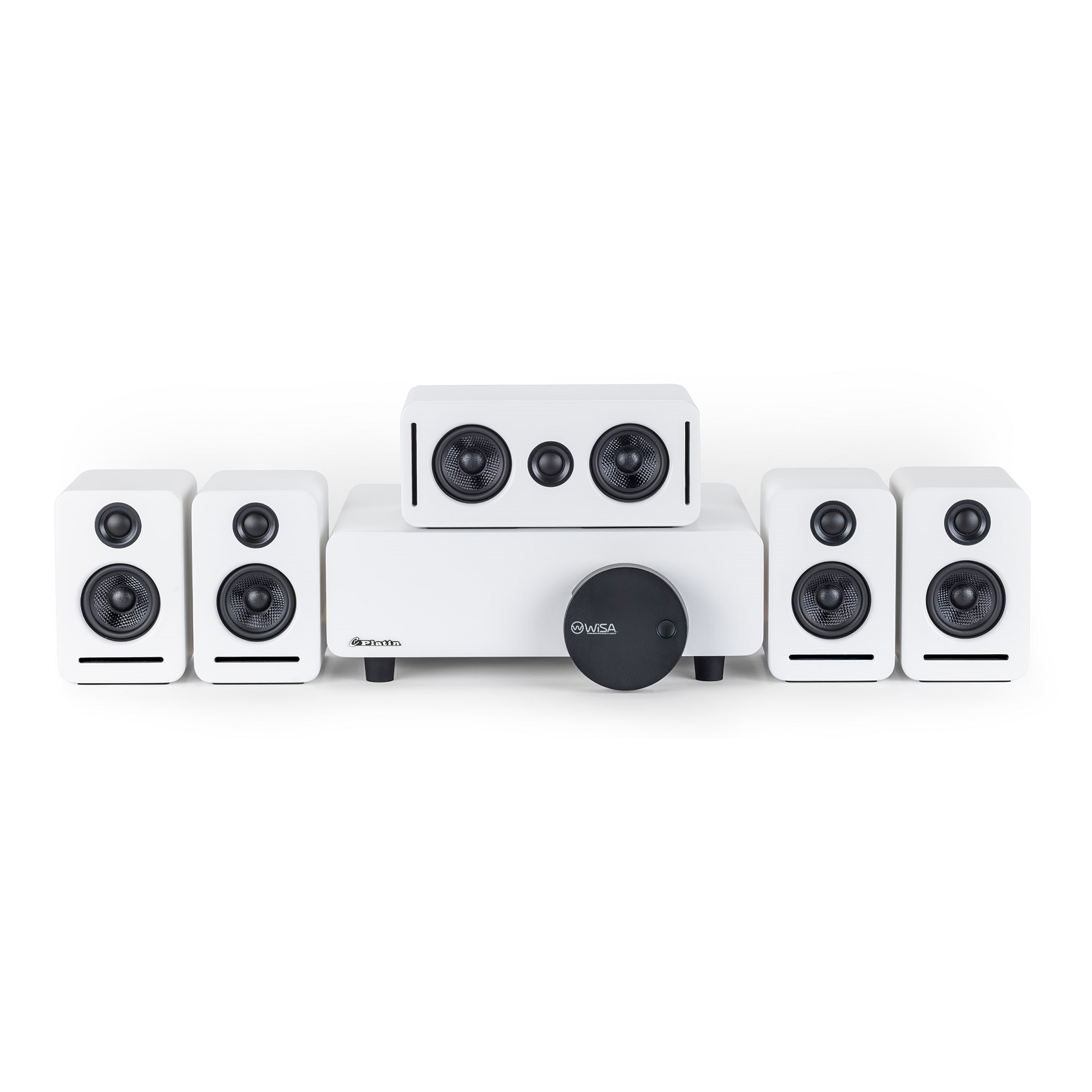 5.1 Wireless Heimkinosystem Dolby Atmos (Weiß) – M