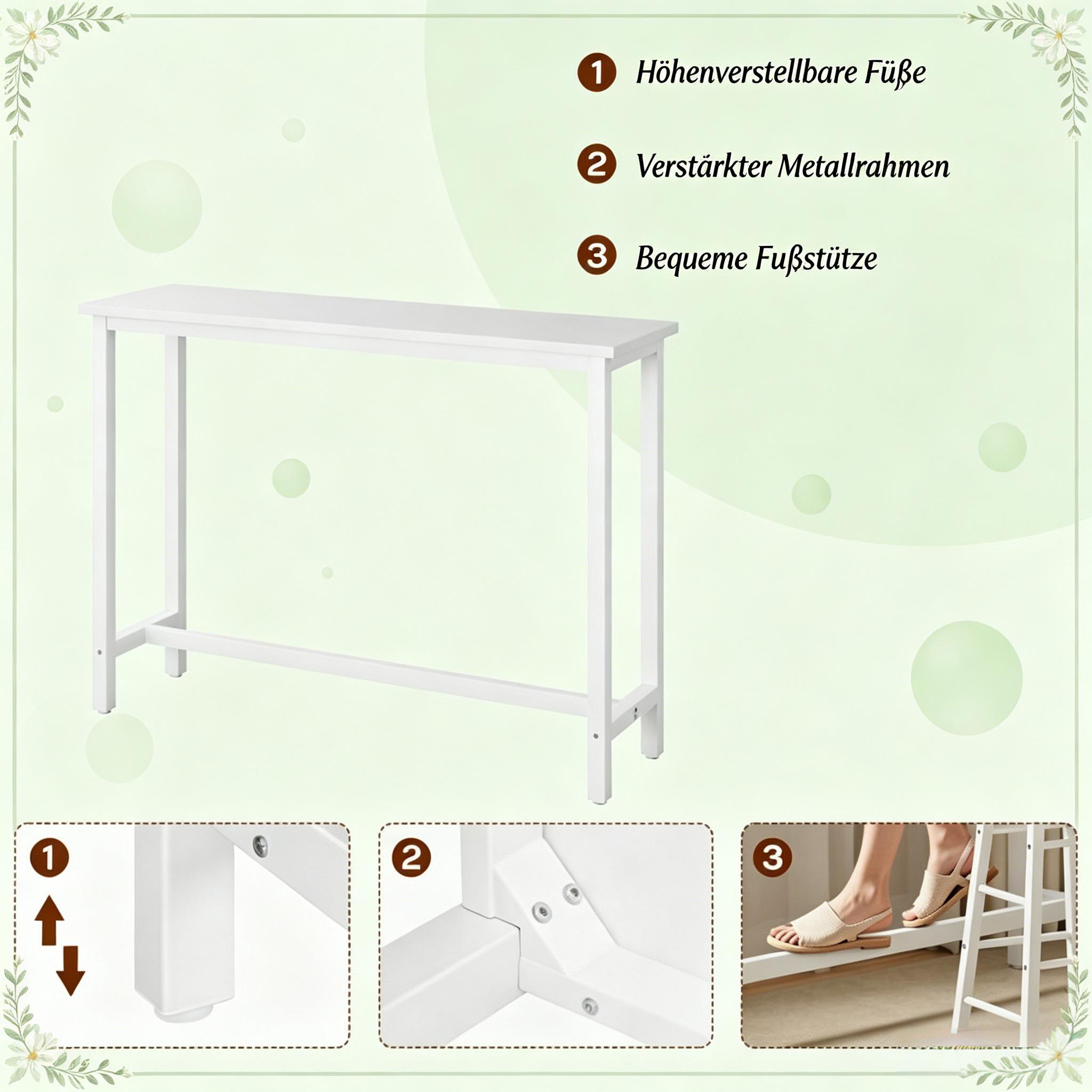 Détail du table haute