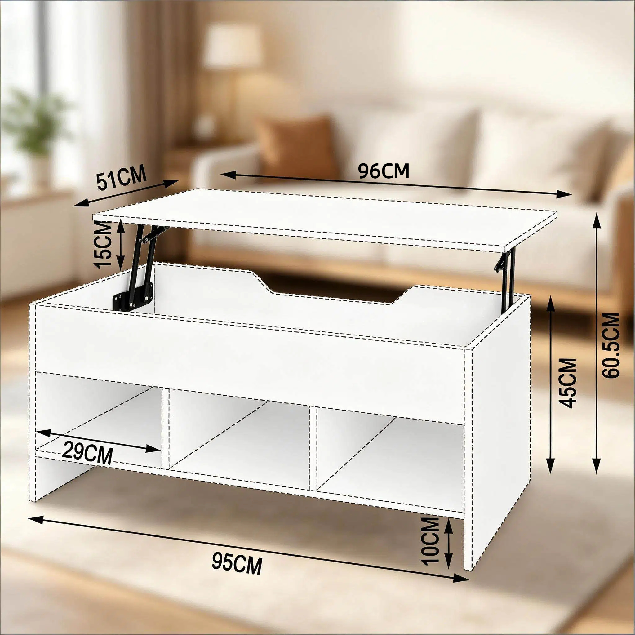 Dimensions du table basse