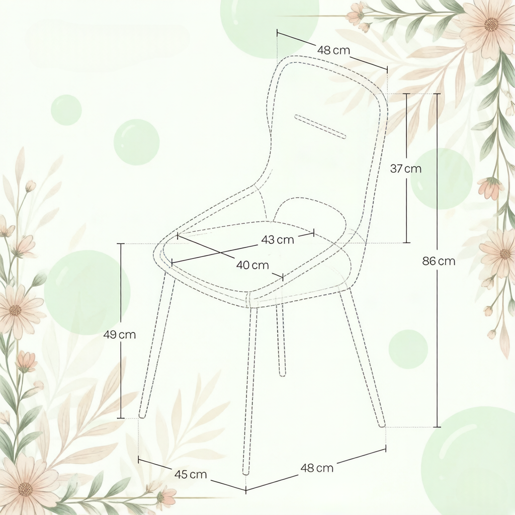 Dimensions du fauteuil d'appoint