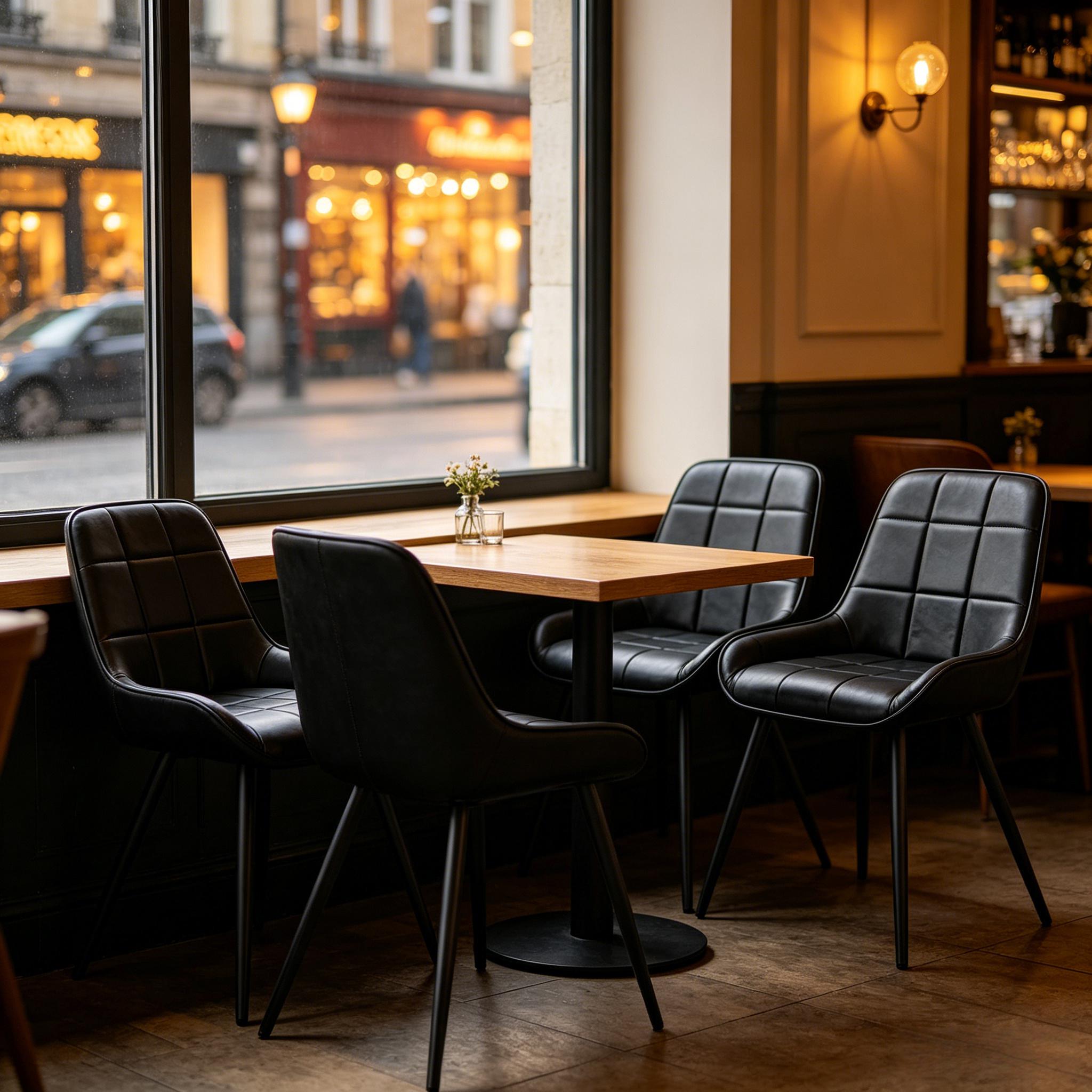 Détail du chaise de salle à manger