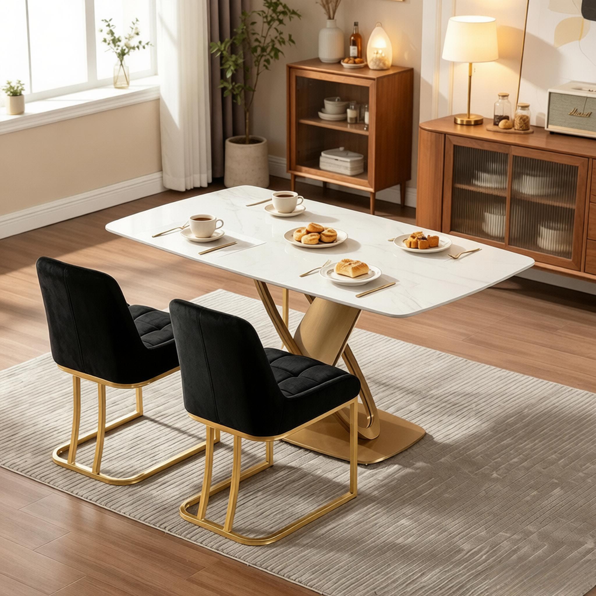 Détail du chaise de salle à manger