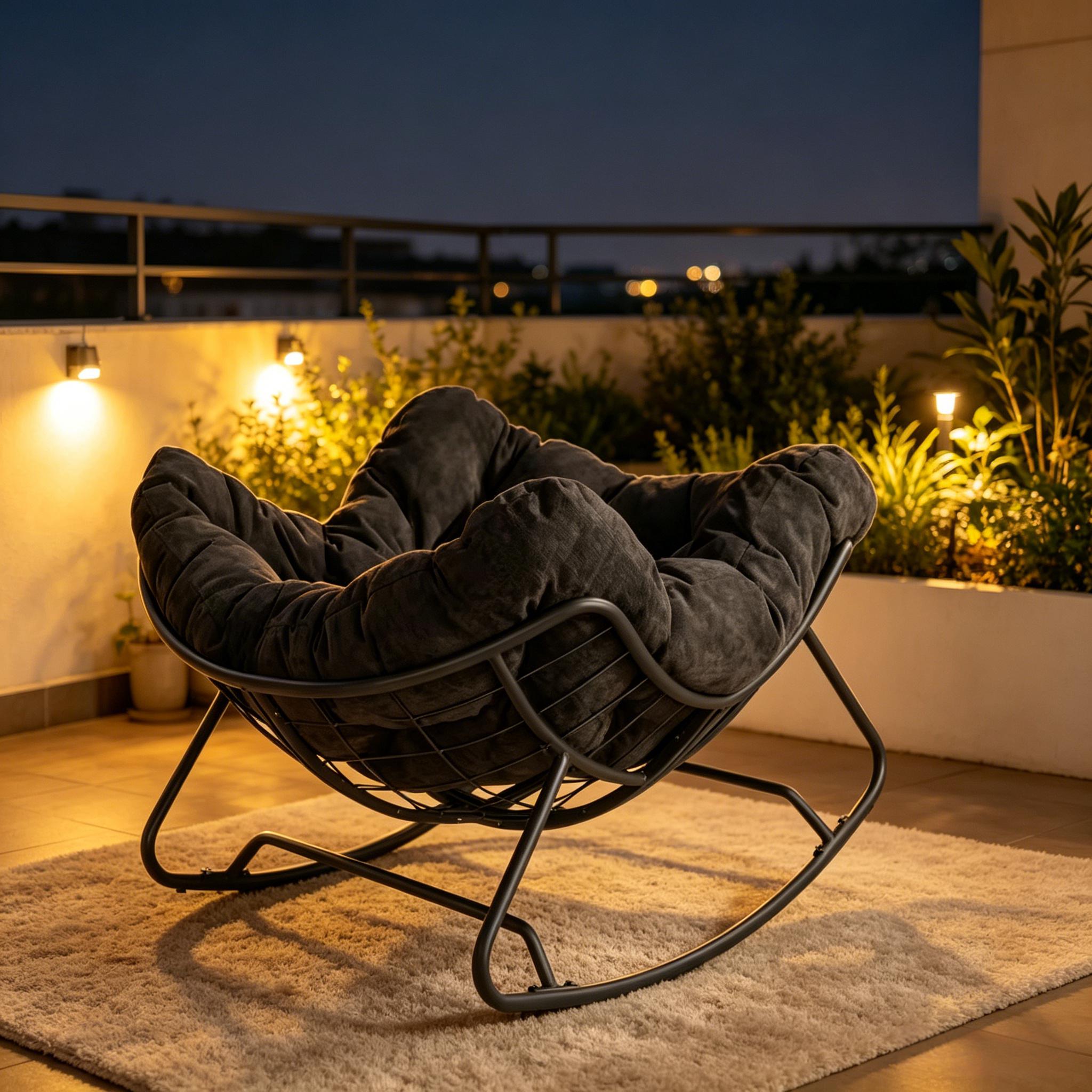 Détail du fauteuil à bascule