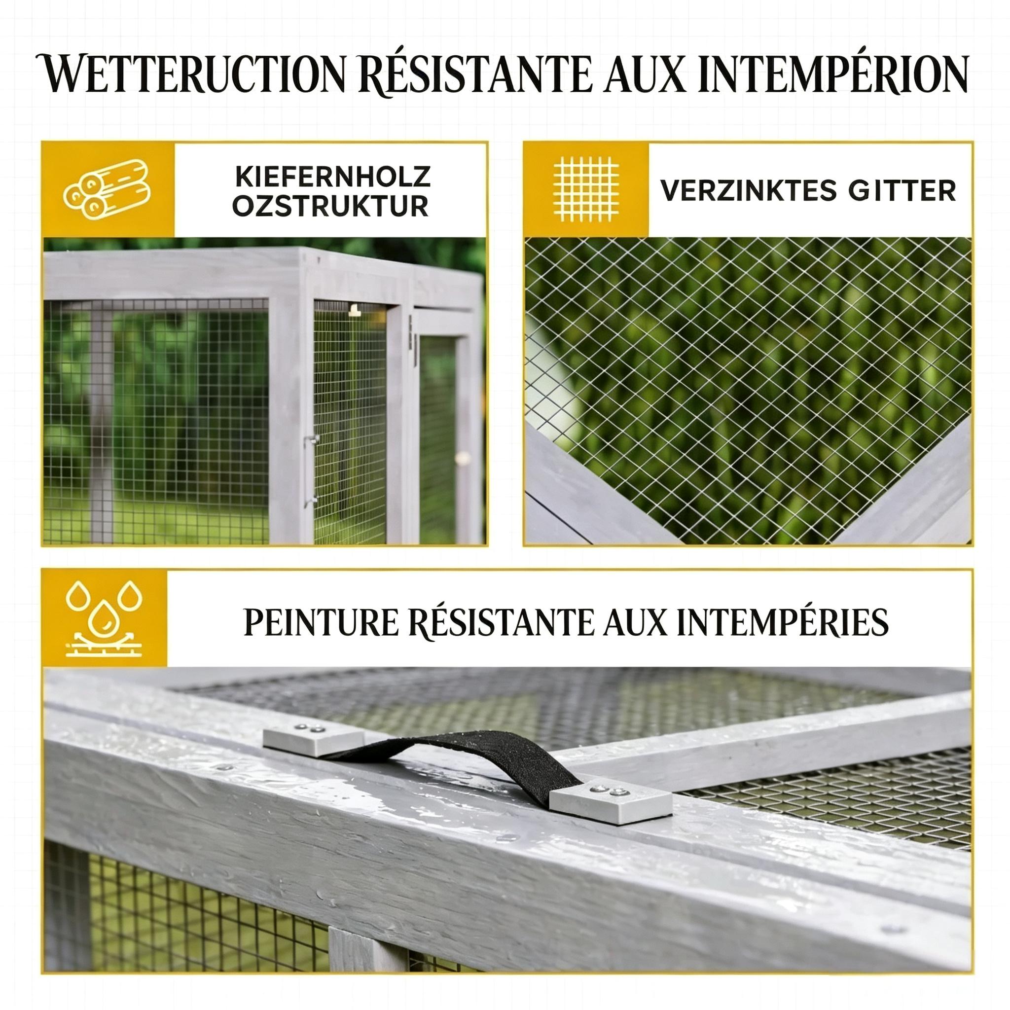 Présentation du enclos extérieur