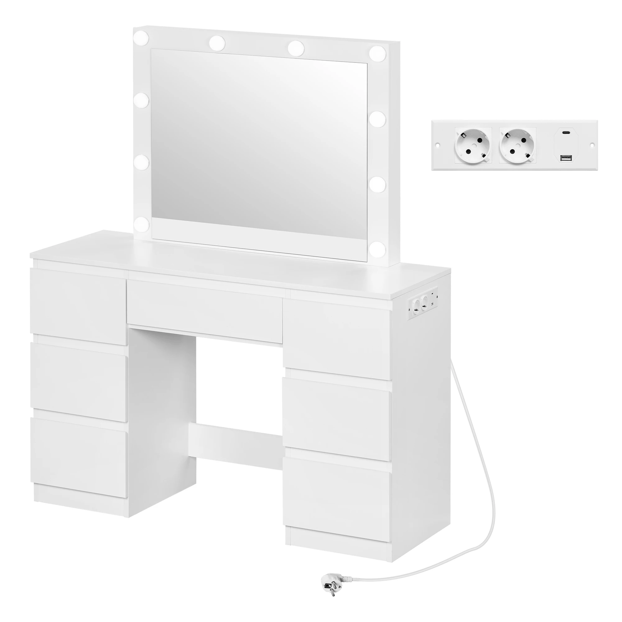 Détail du miroir