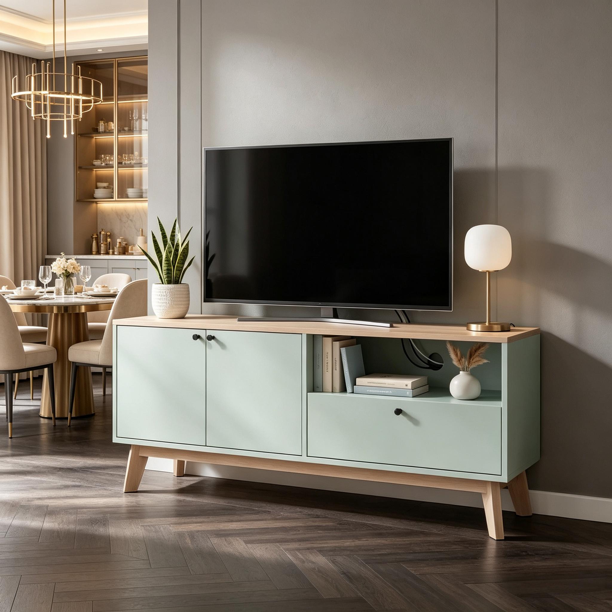 Vue principale du meuble TV