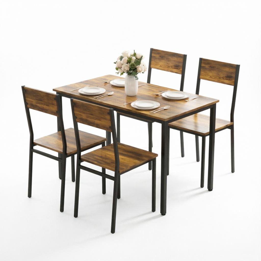 Détail du ensemble table et chaises
