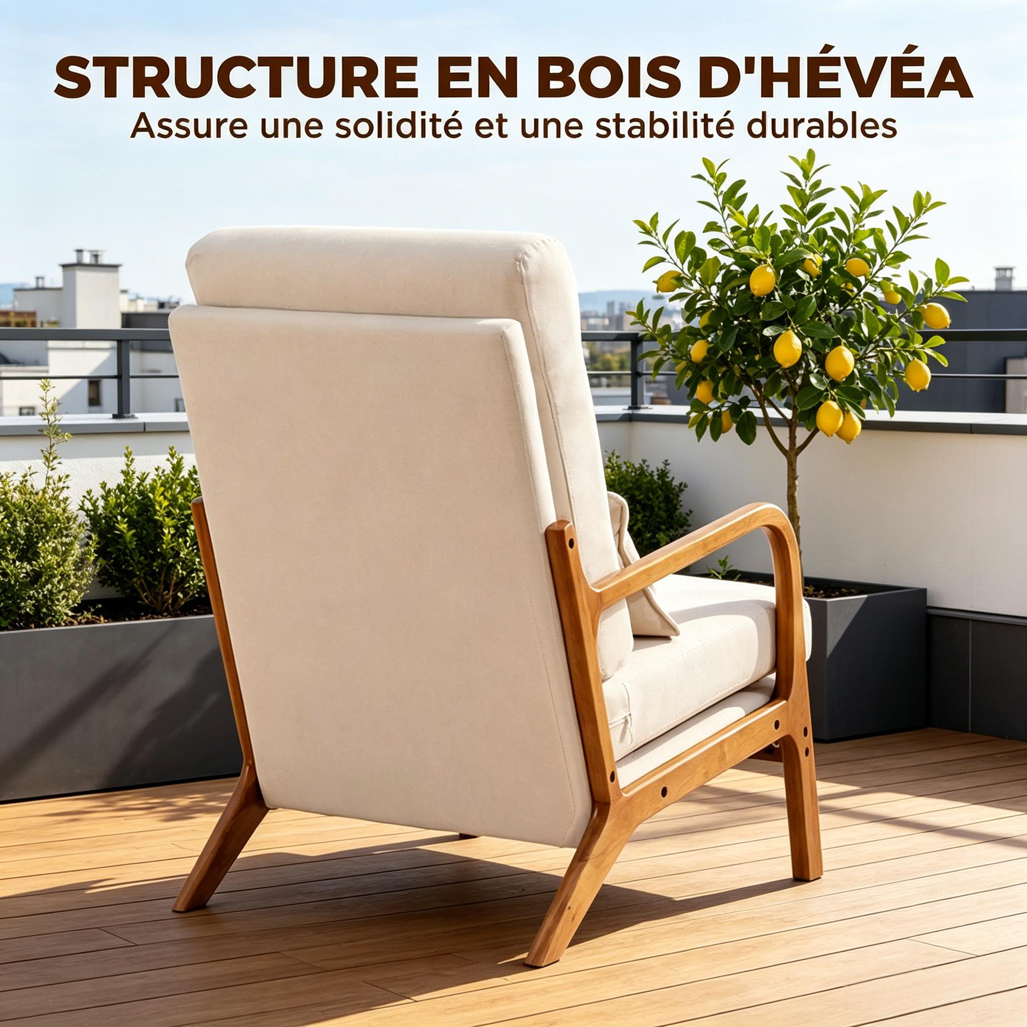Présentation du fauteuil d'appoint
