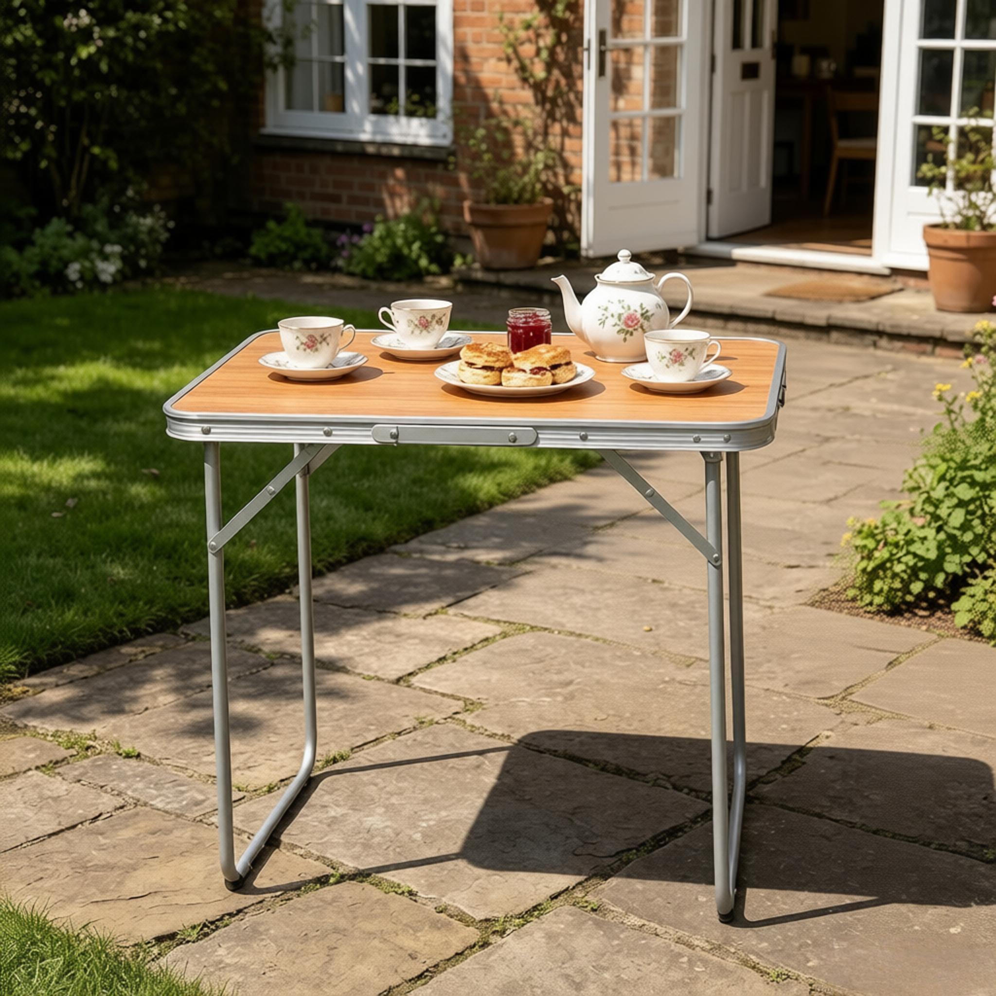 Présentation du table d'extérieur
