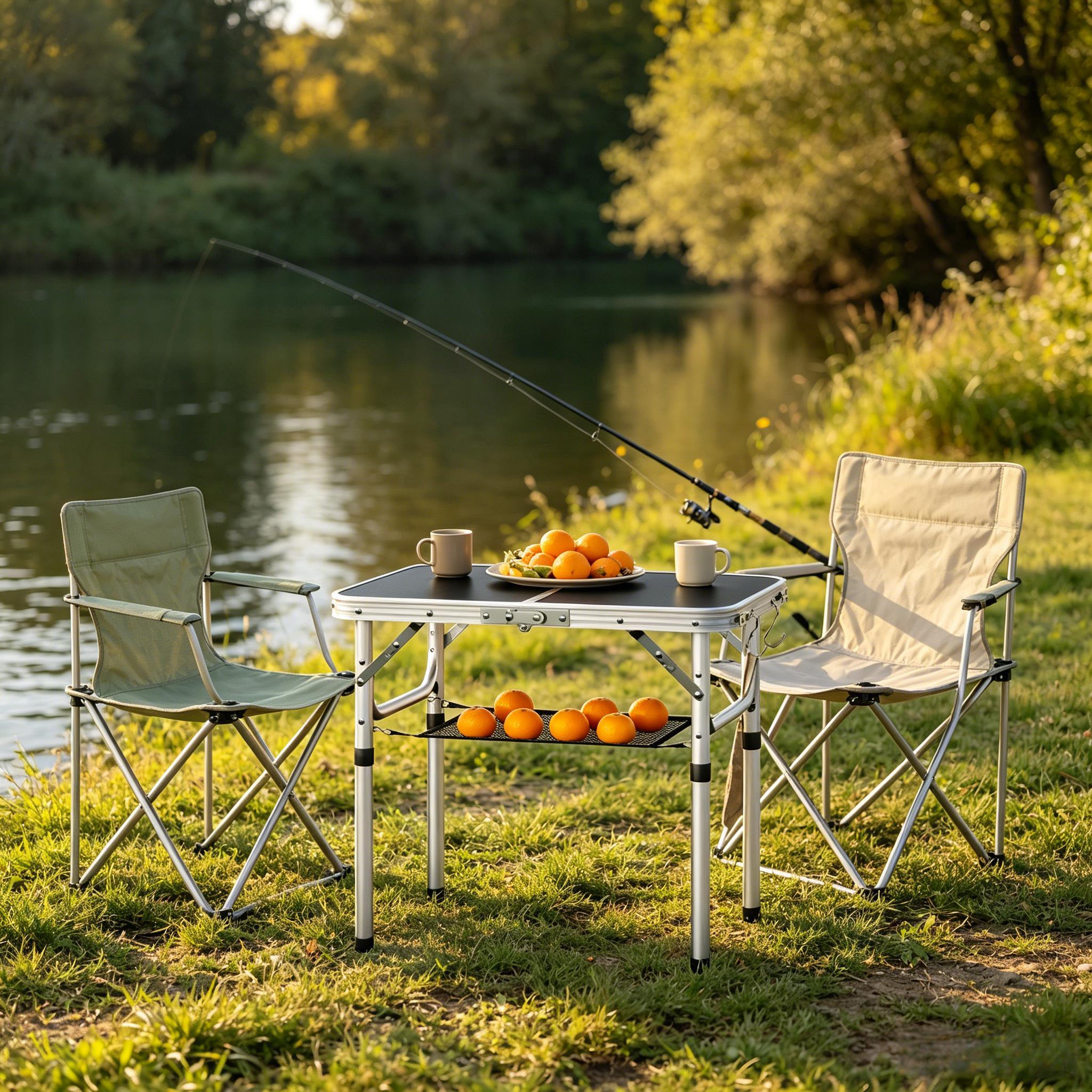 Vue principale du table d'extérieur