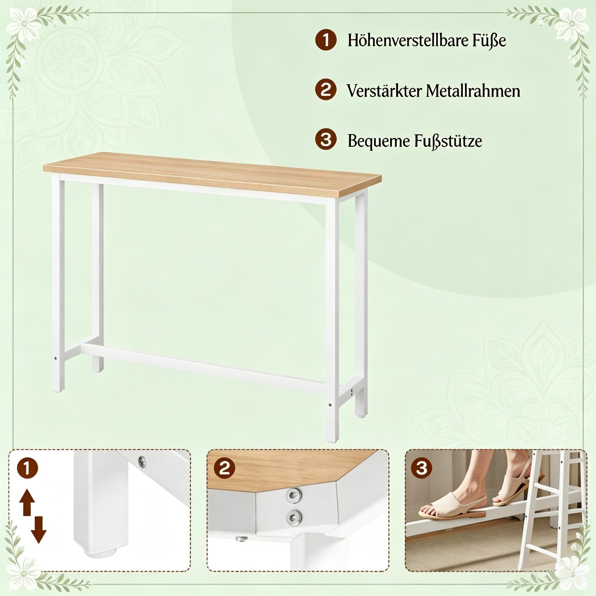 Détail du table haute