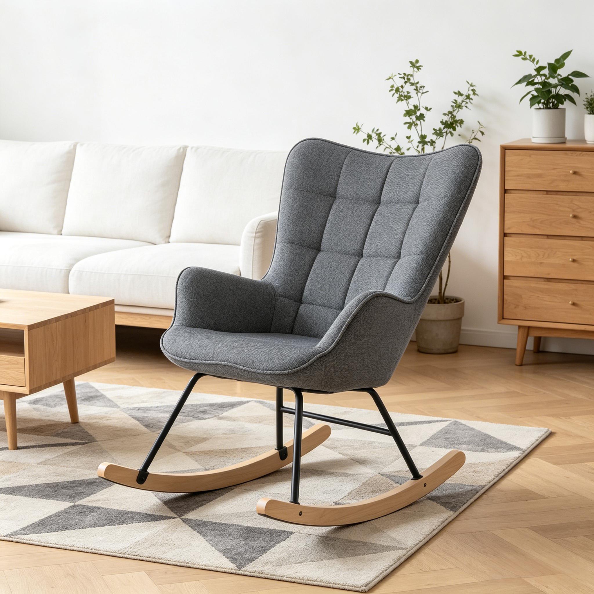 Détail du fauteuil à bascule