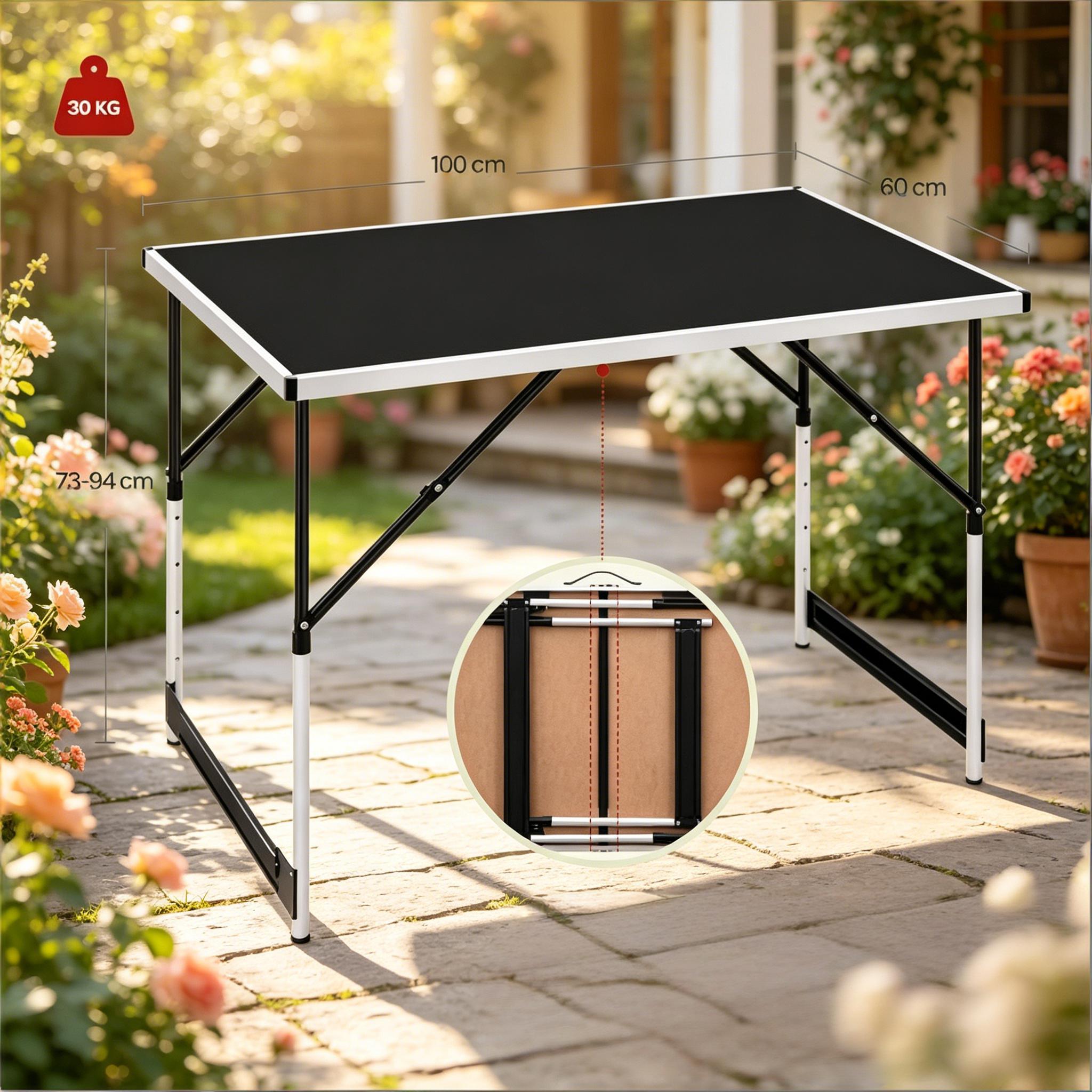 Présentation du table d'extérieur