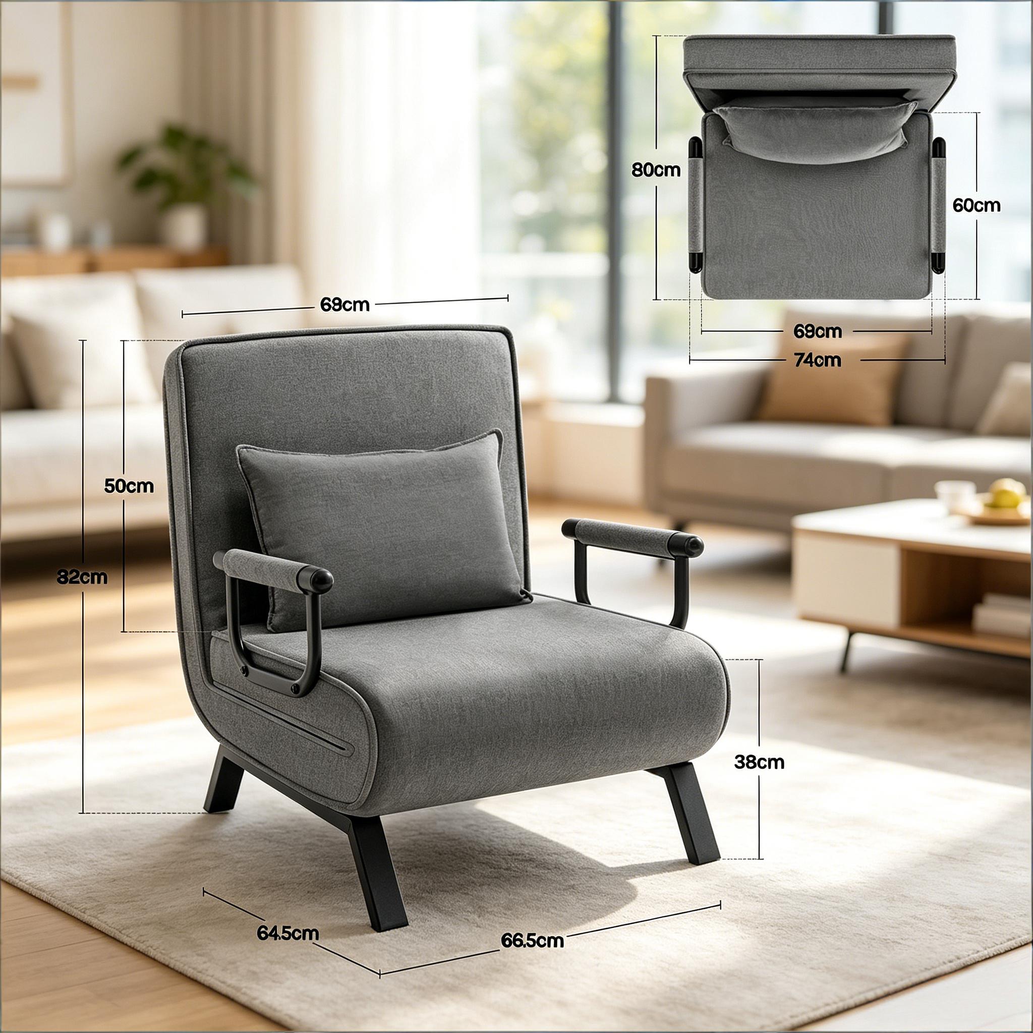 Présentation du fauteuil d'appoint