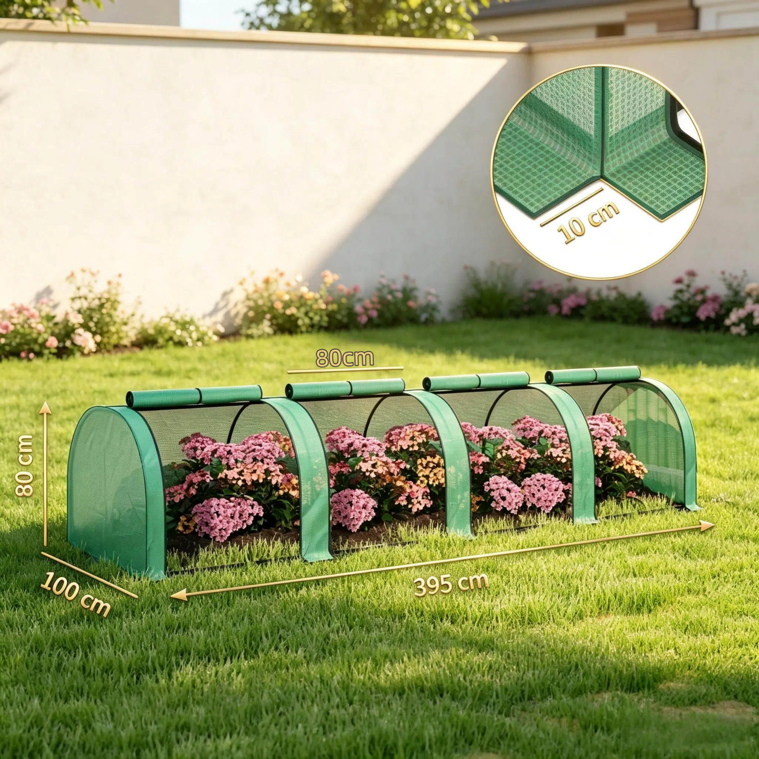 Mini serre de jardin pour tomates, cadre