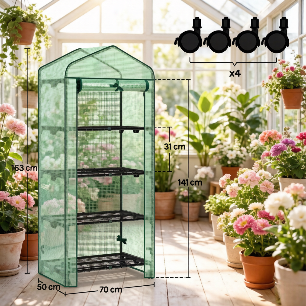 Dimensions du serre de jardin