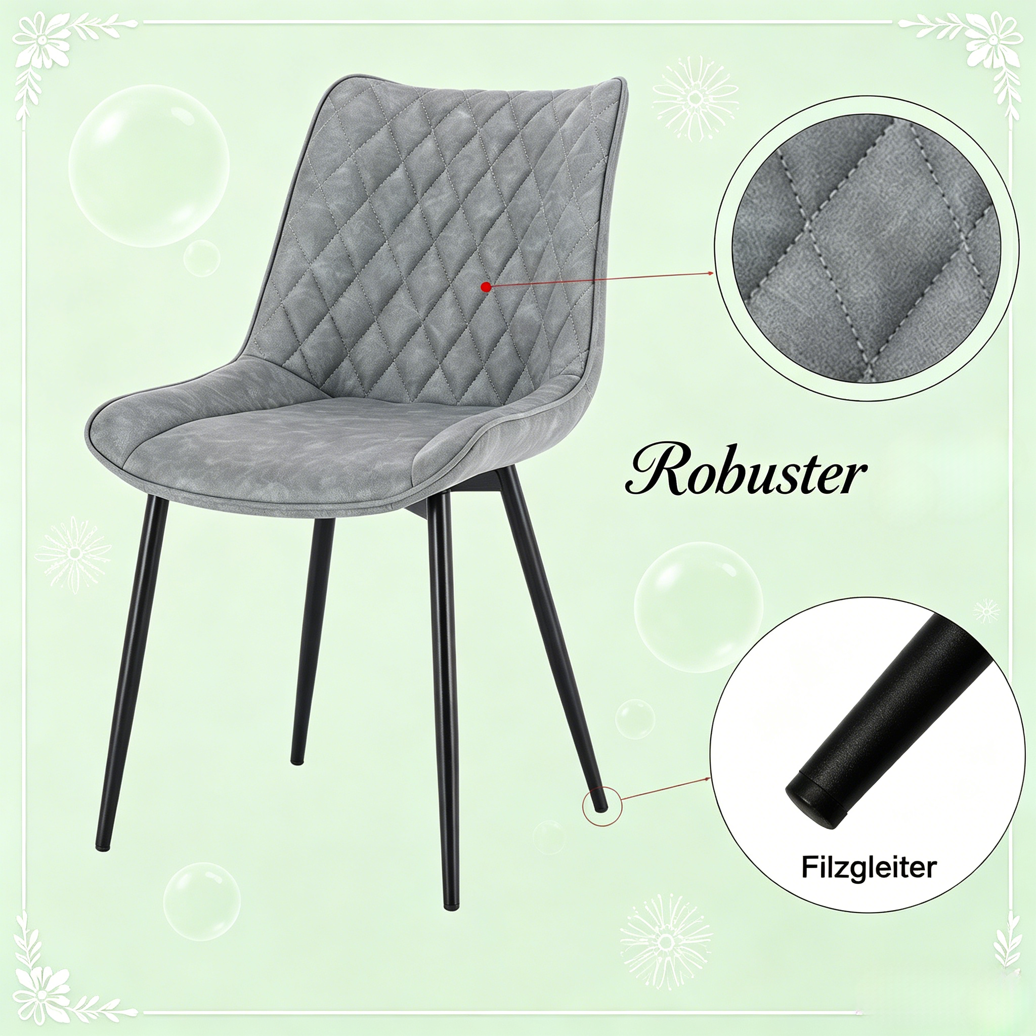 Détail du fauteuil de bureau