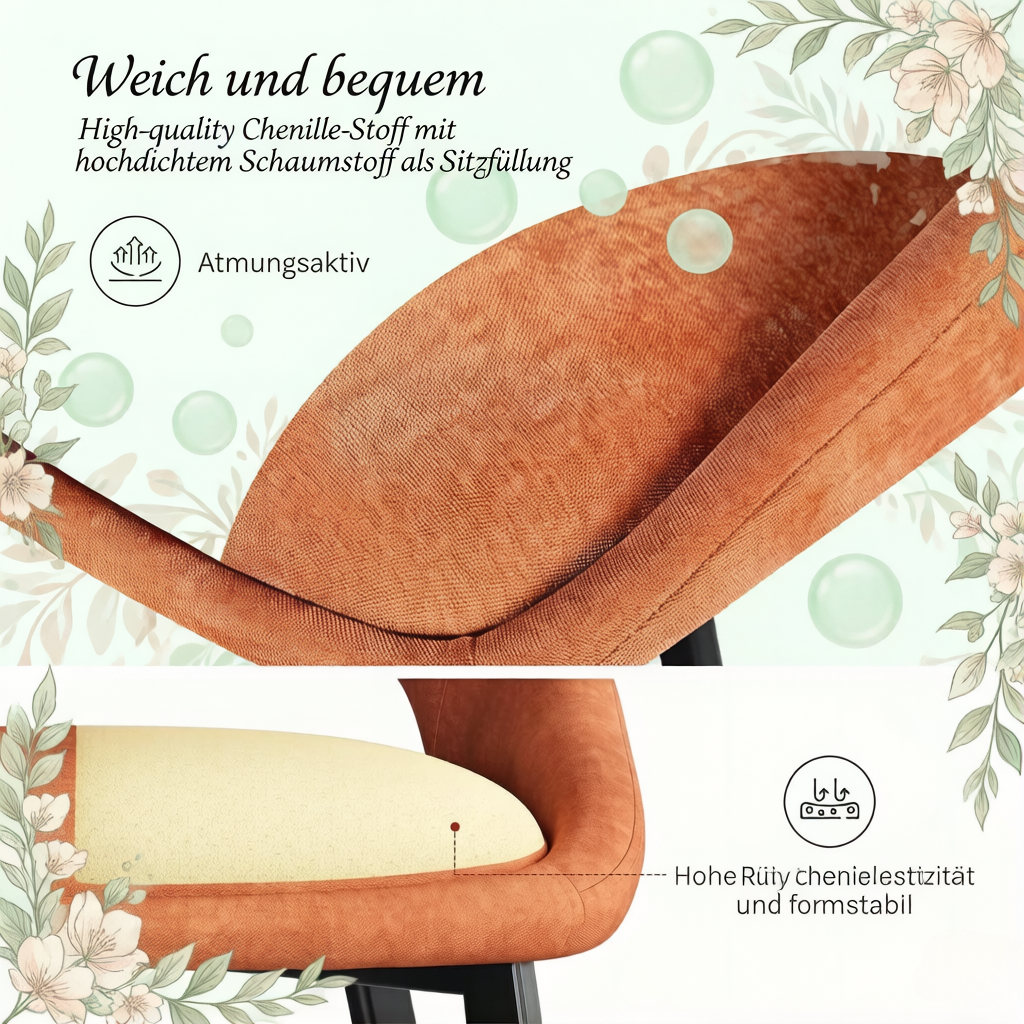 Détail du fauteuil d'appoint