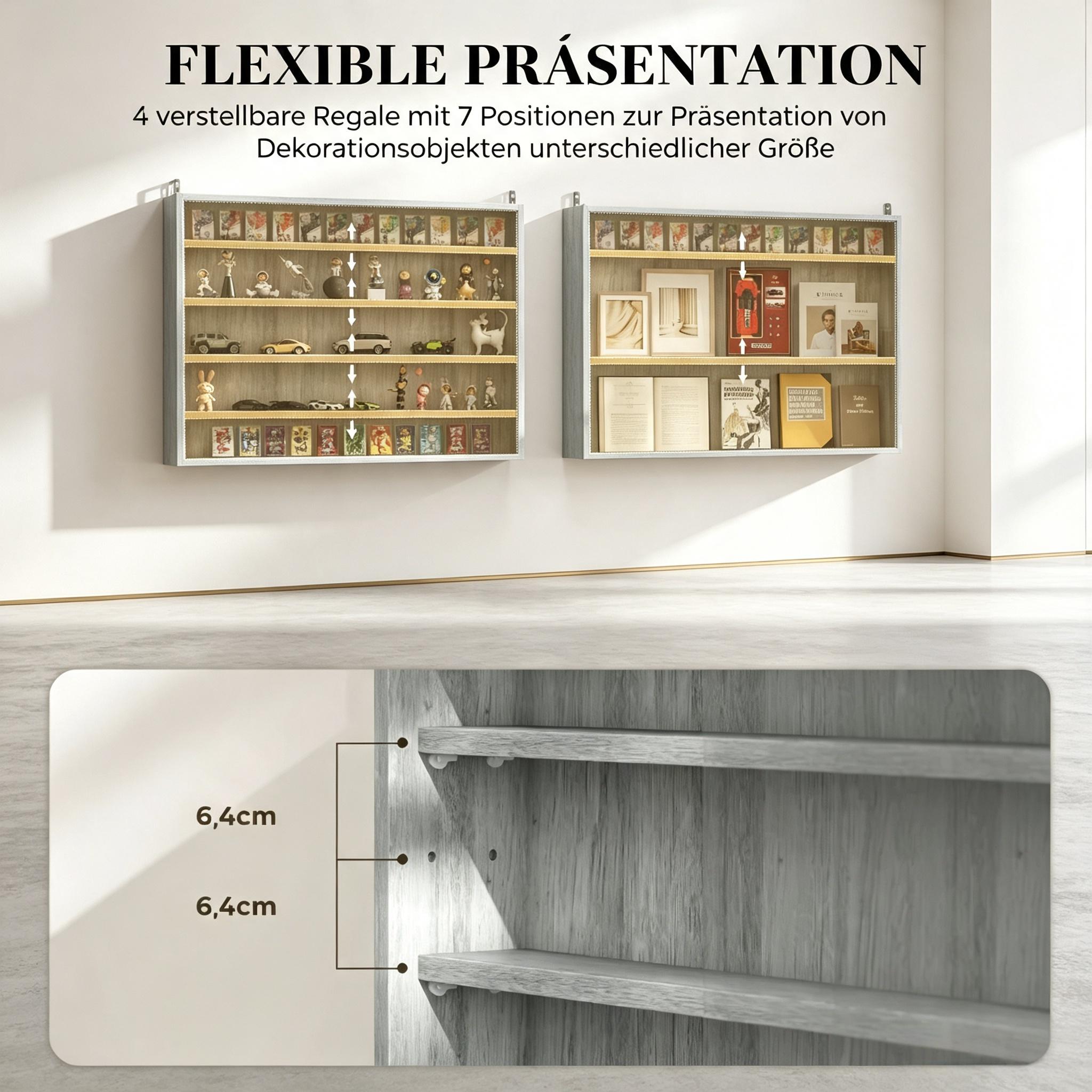 Dimensions du vitrine