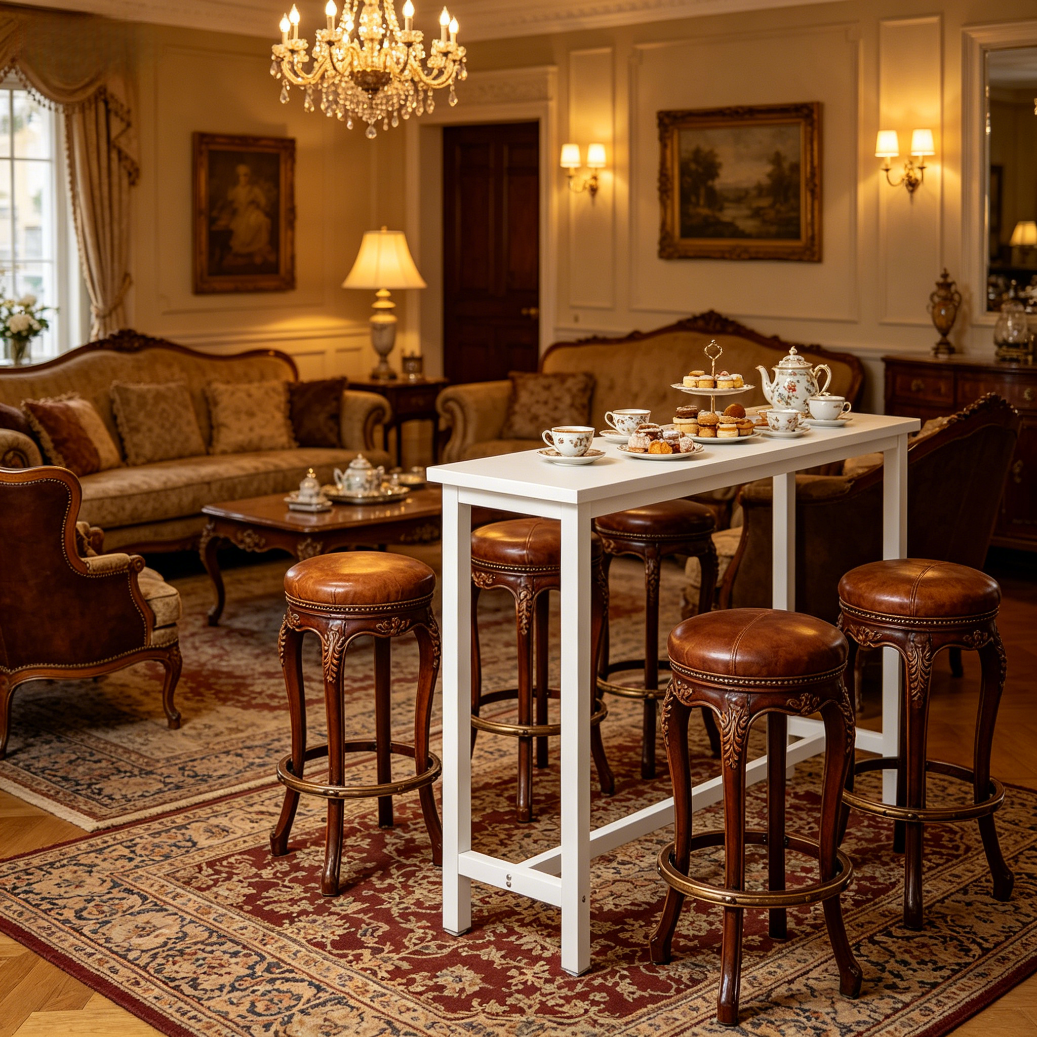 Détail du table haute