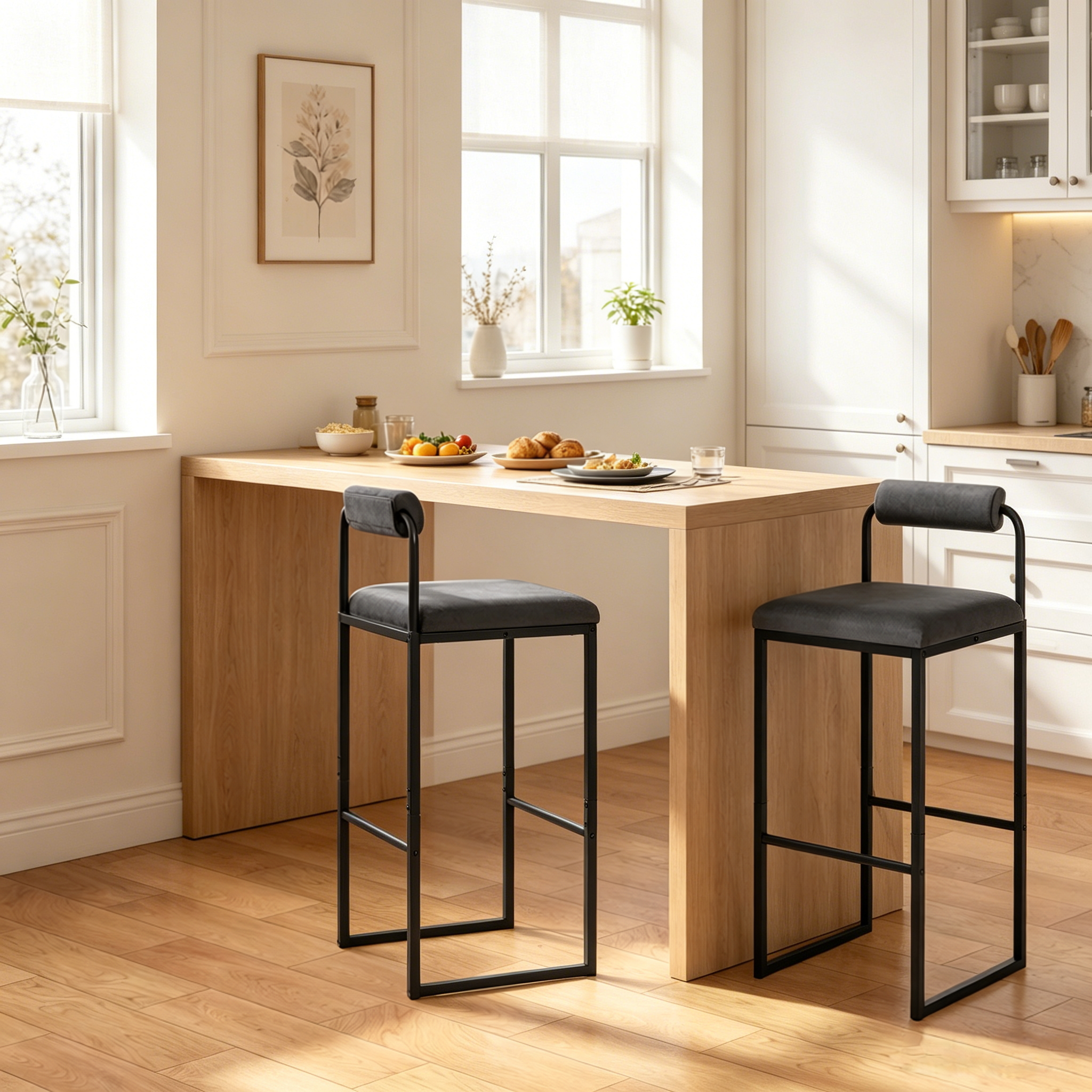 Vue principale du tabouret de bar