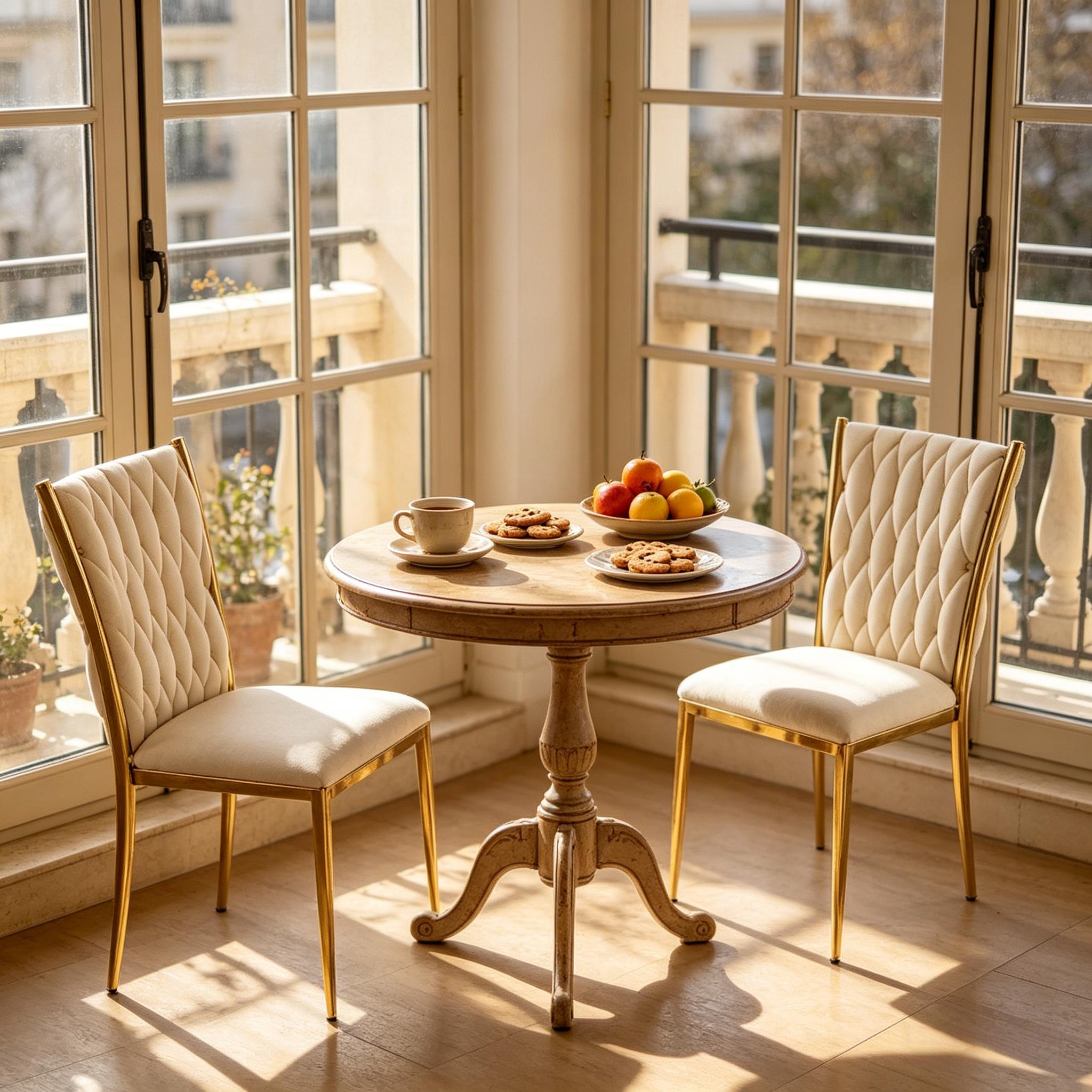 Détail du chaise de salle à manger