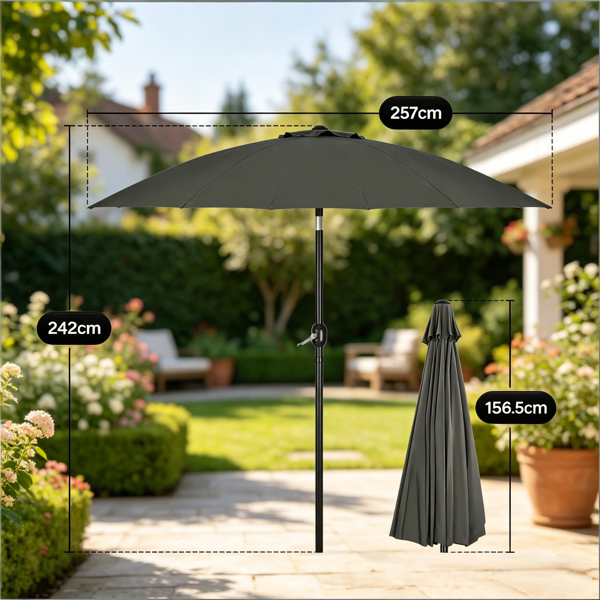 Dimensions du parasol