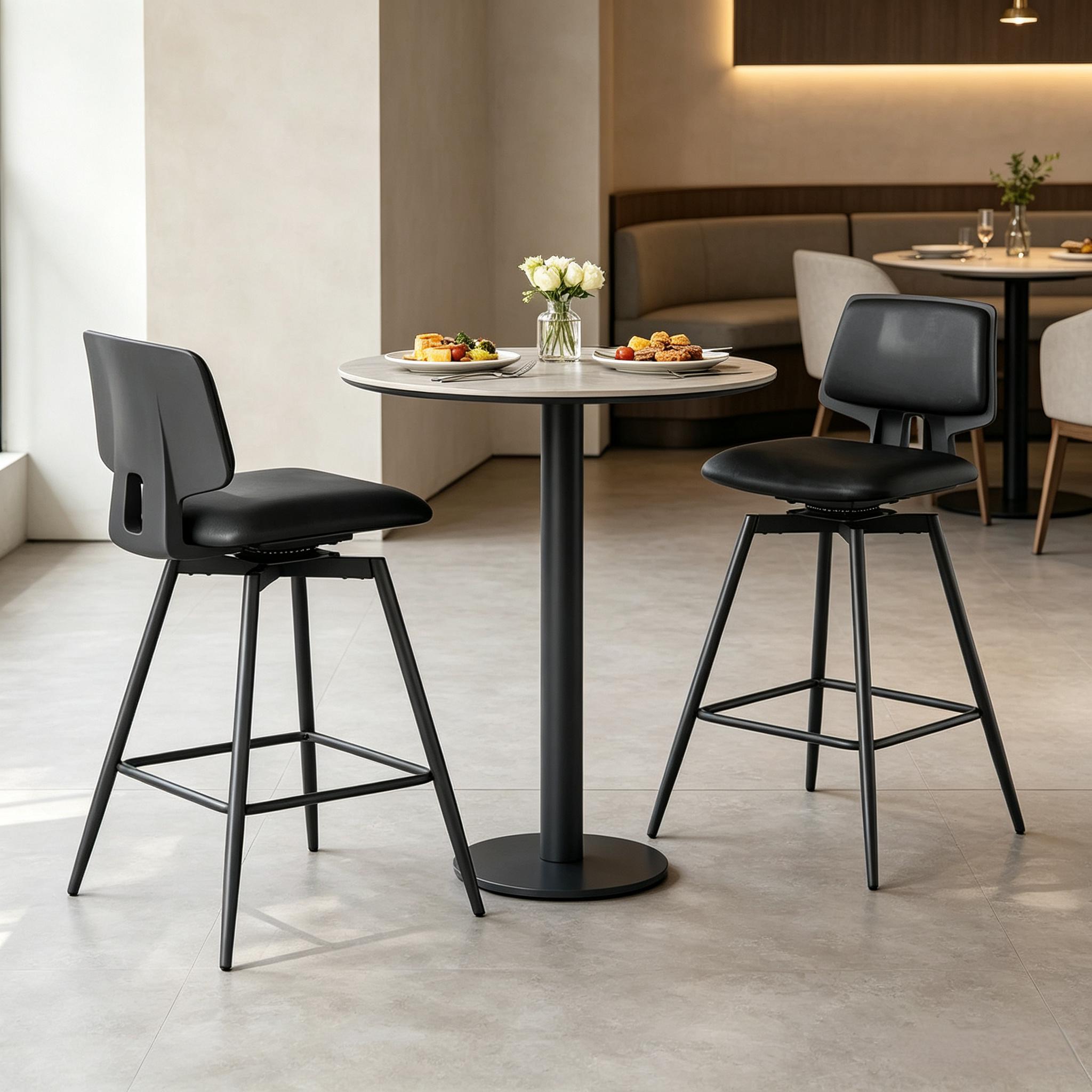 Détail du tabouret de bar