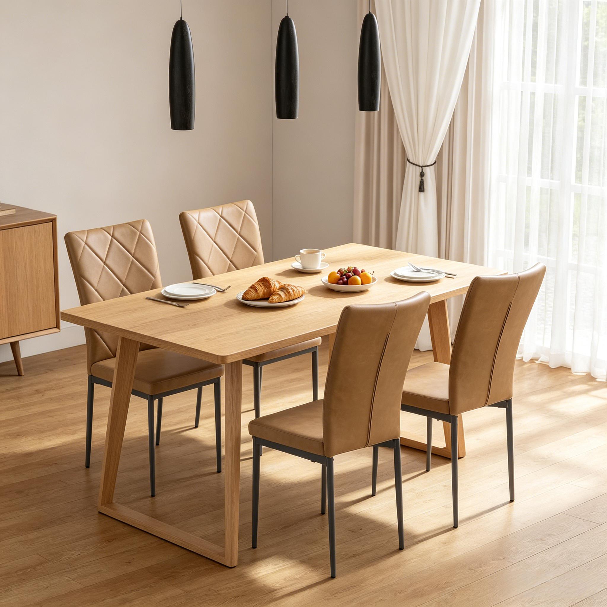 Détail du chaise de salle à manger