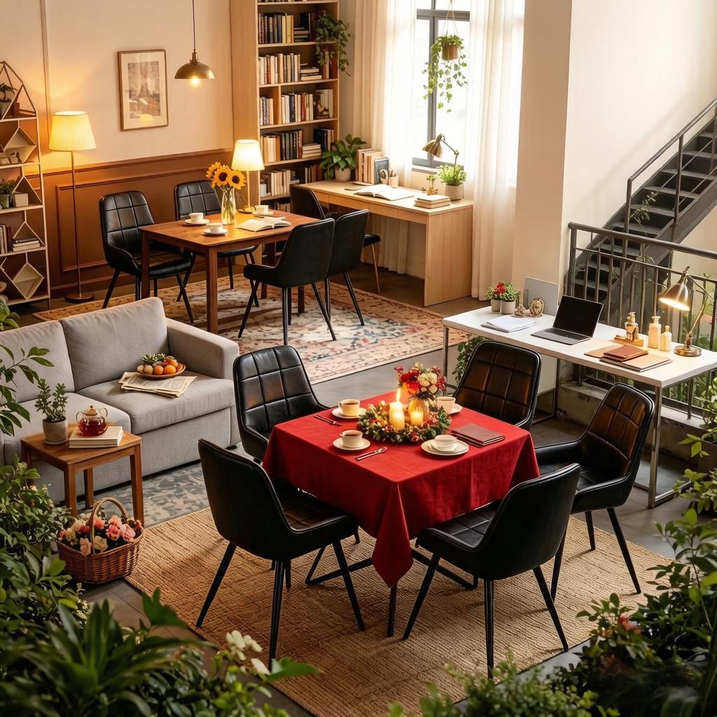 Détail du chaise de salle à manger