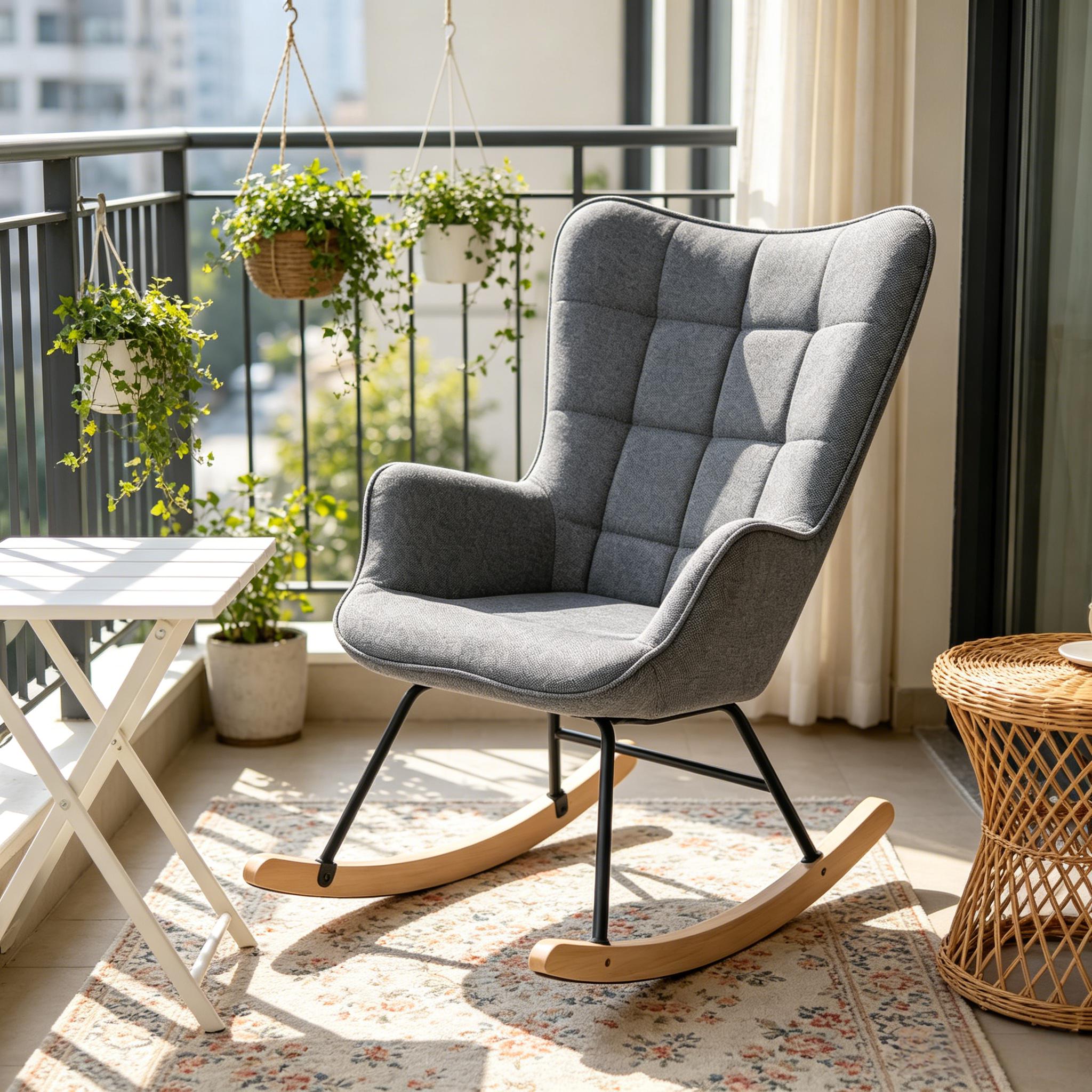 Détail du fauteuil à bascule