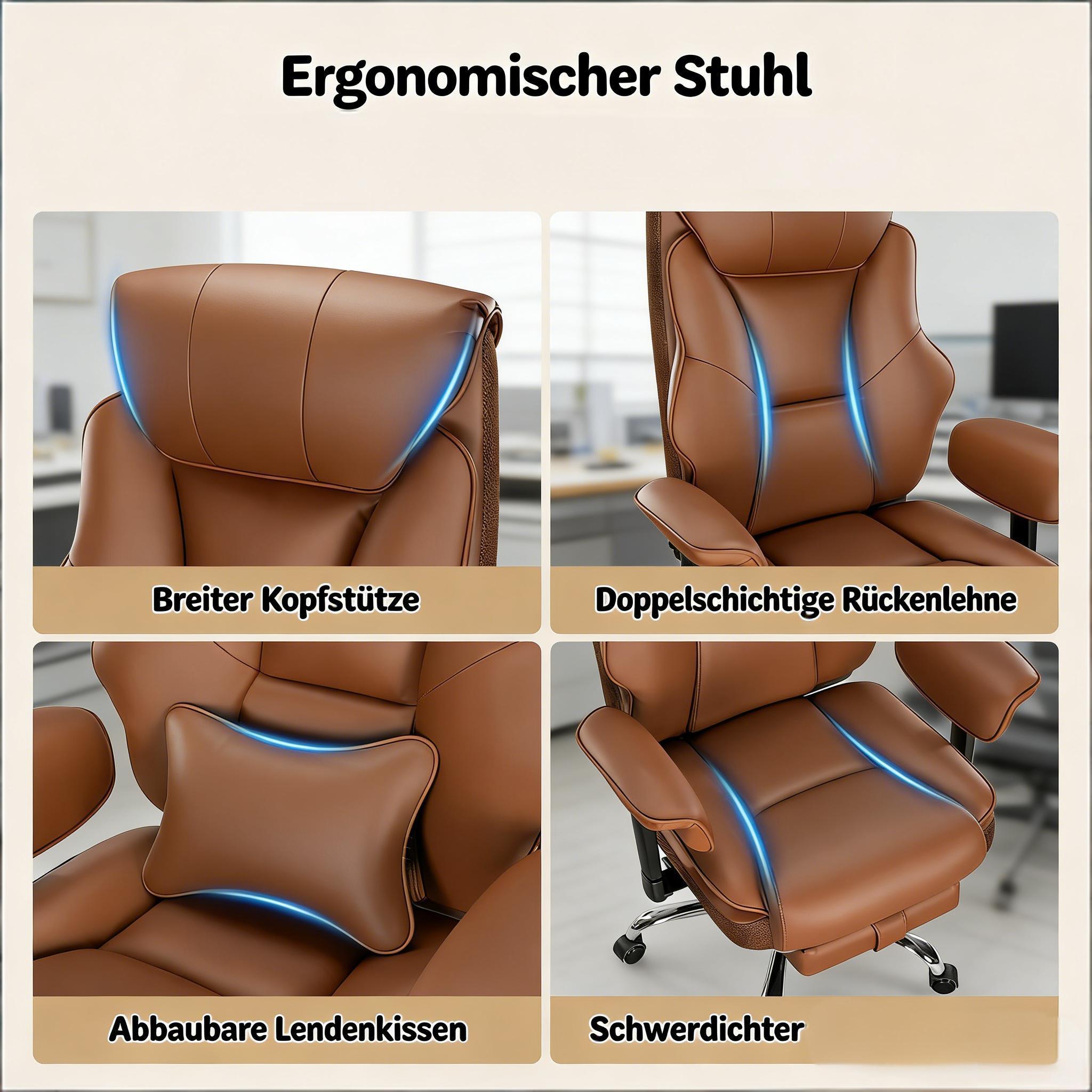 Détail du fauteuil de bureau