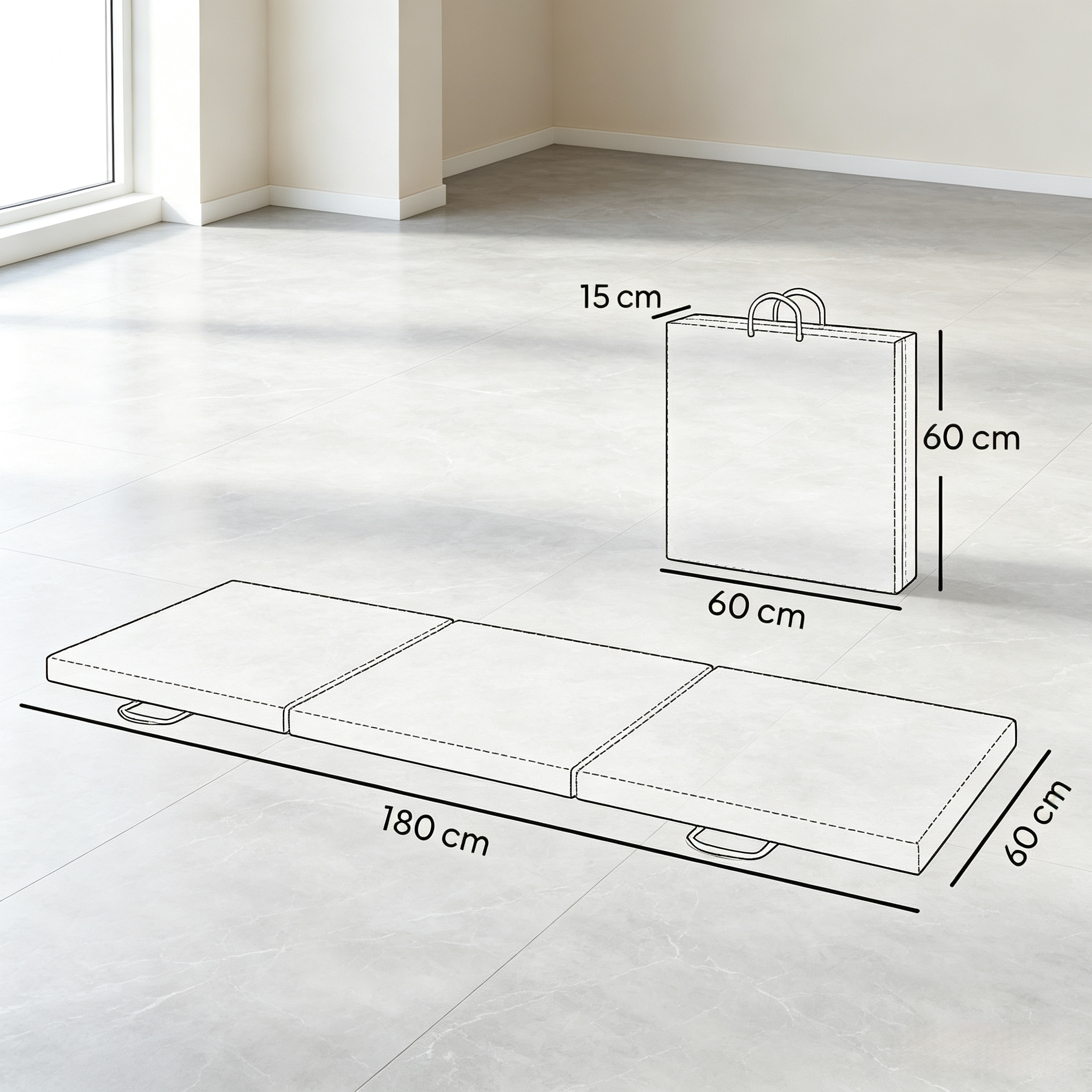 Dimensions du tapis de gymnastique