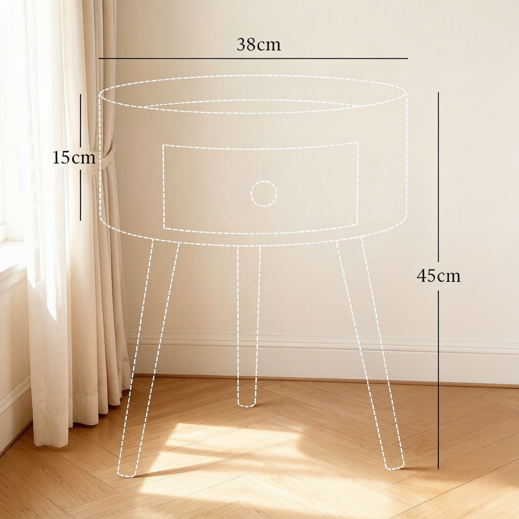 Dimensions du table d'appoint