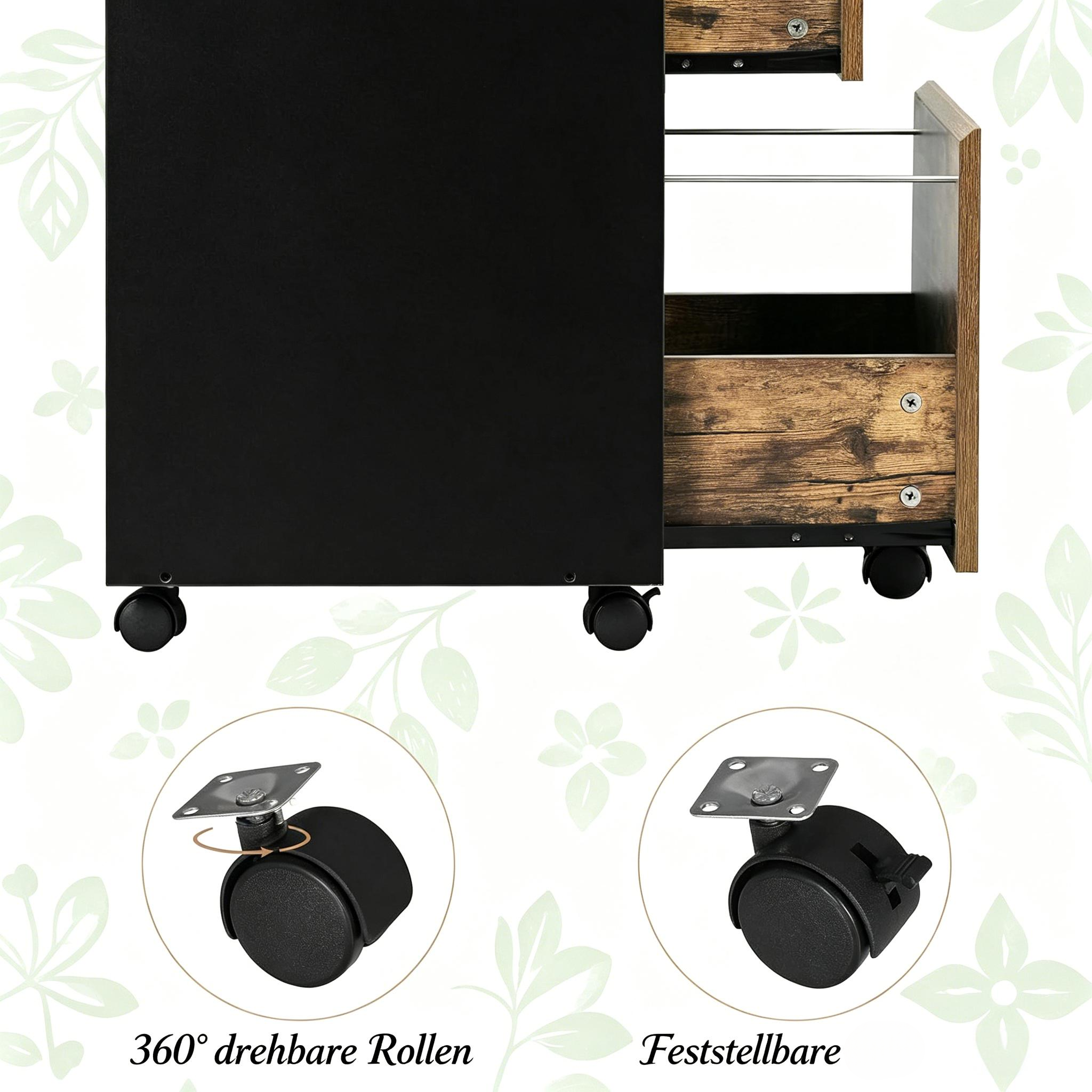 Détail du caisson de bureau