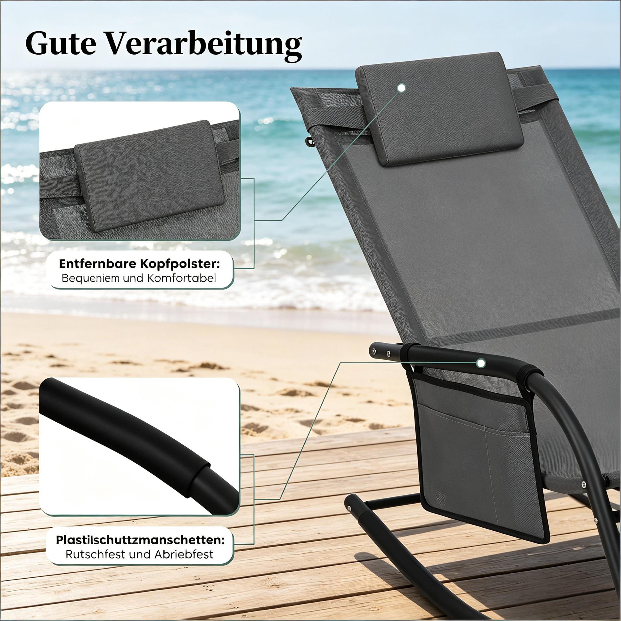Détail du fauteuil à bascule