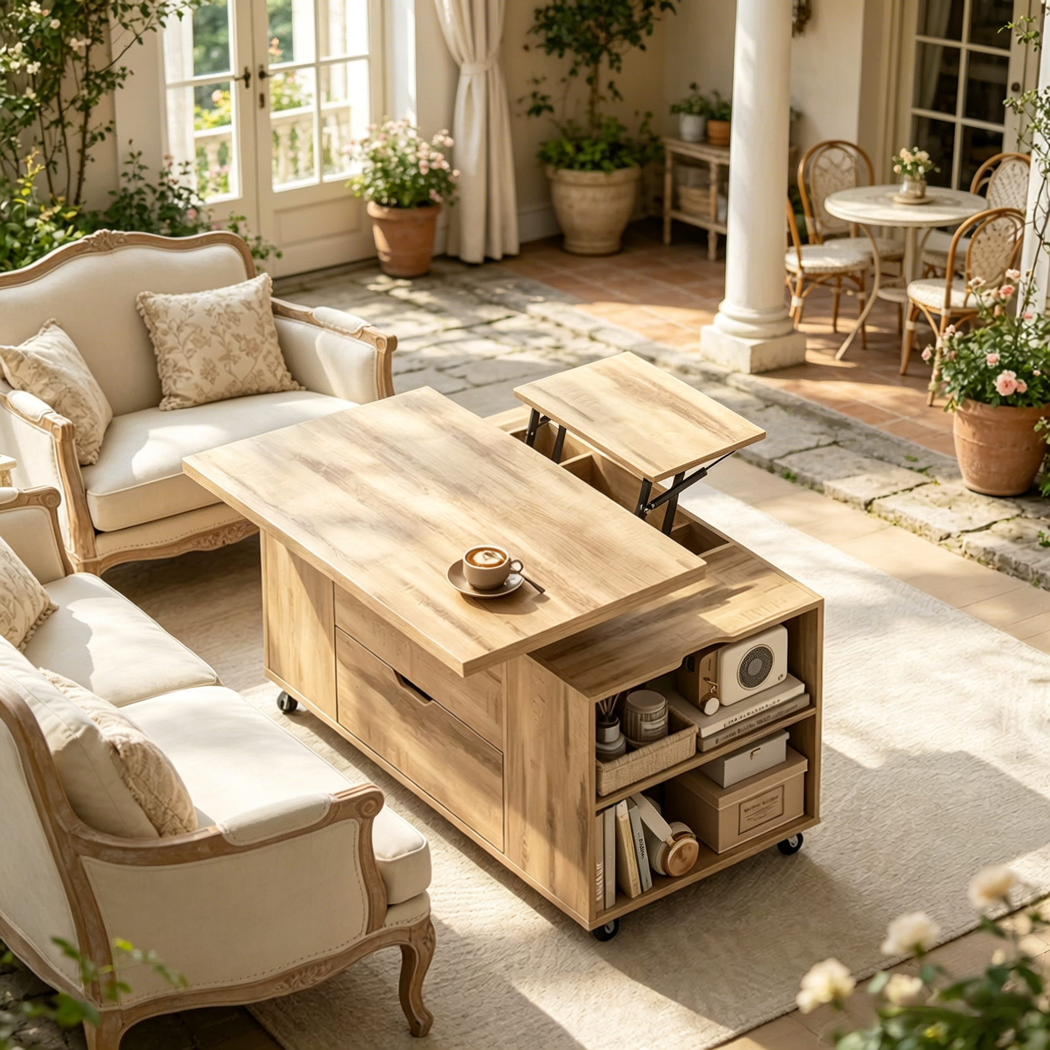 Vue principale du table basse