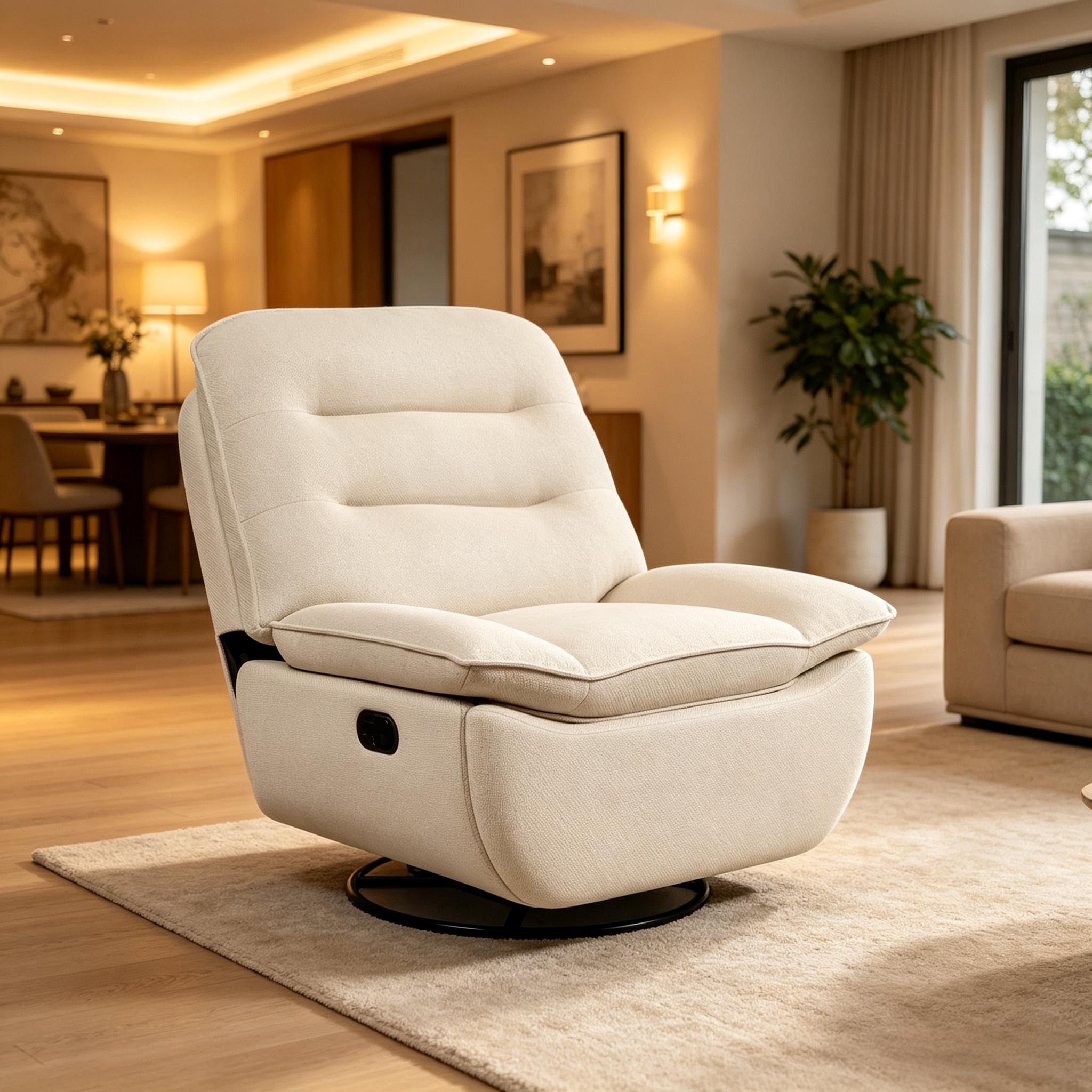 Vue principale du fauteuil à bascule