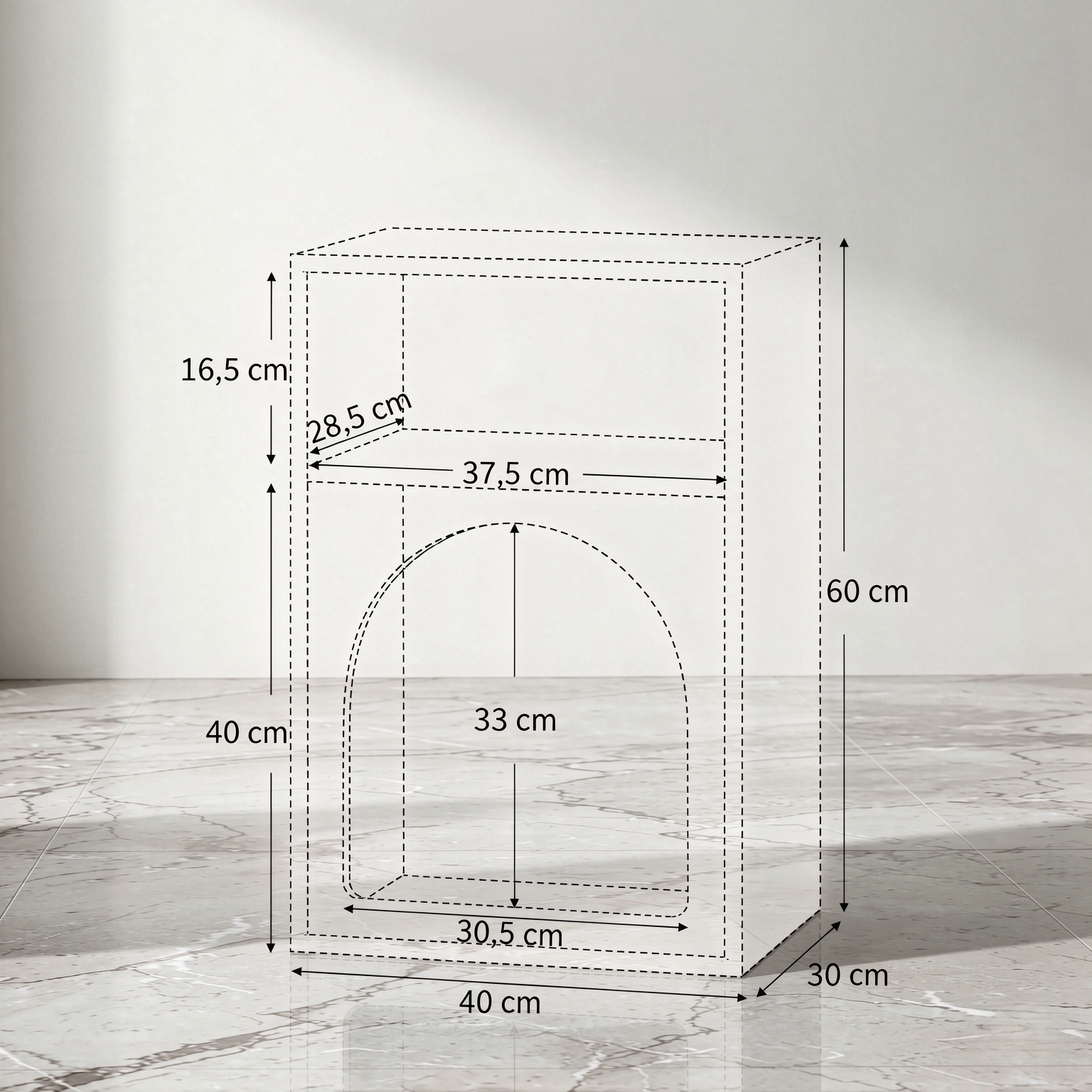 Dimensions du table de chevet