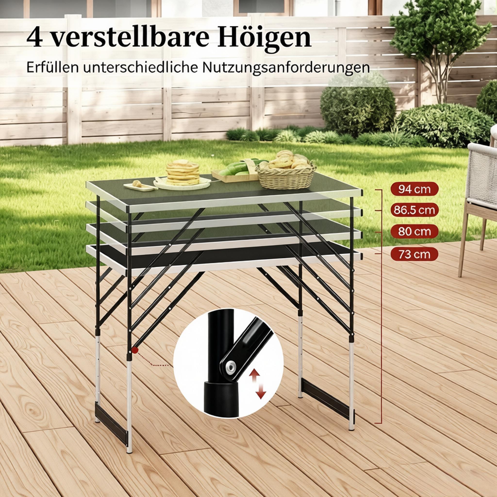 Dimensions du table d'extérieur