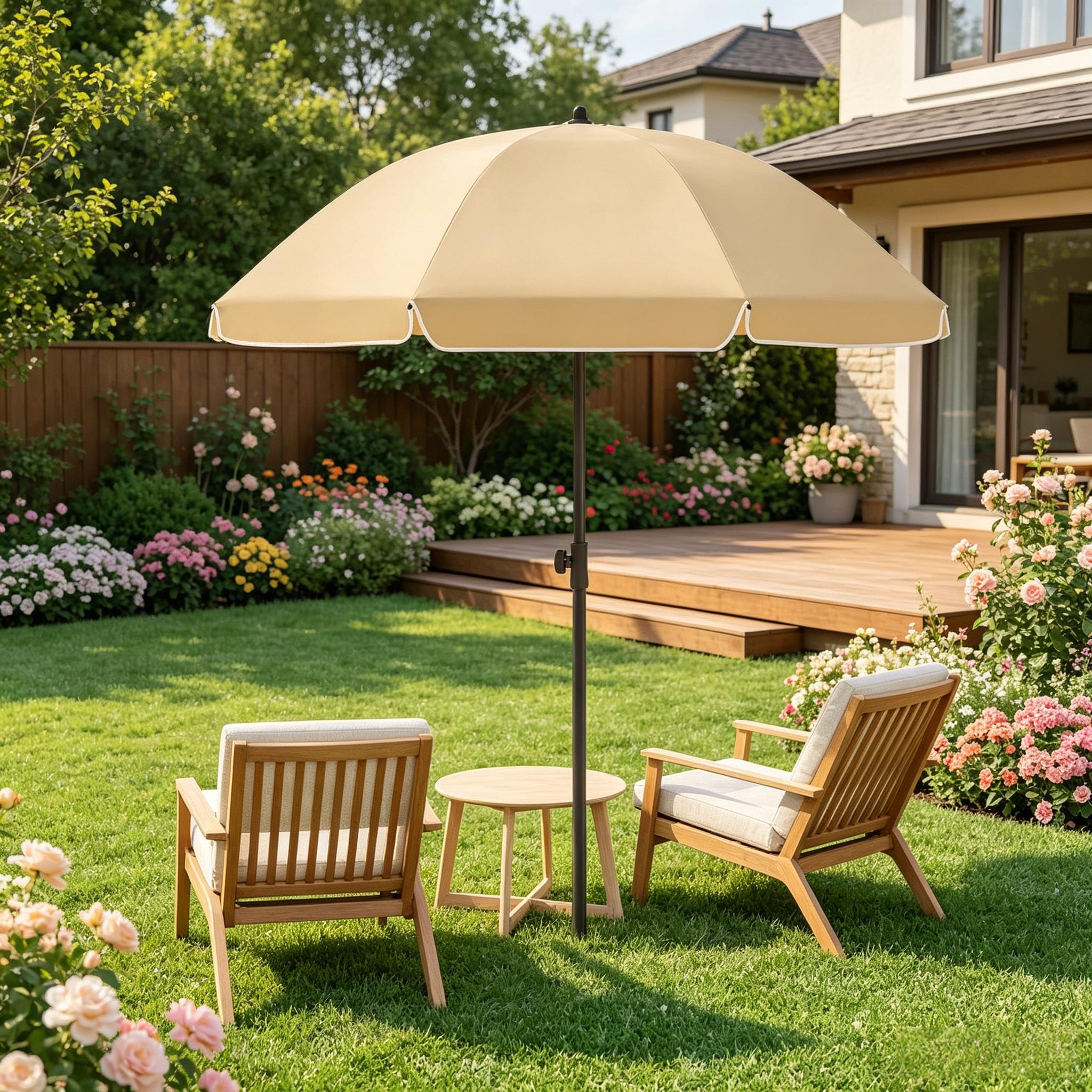 Détail du parasol
