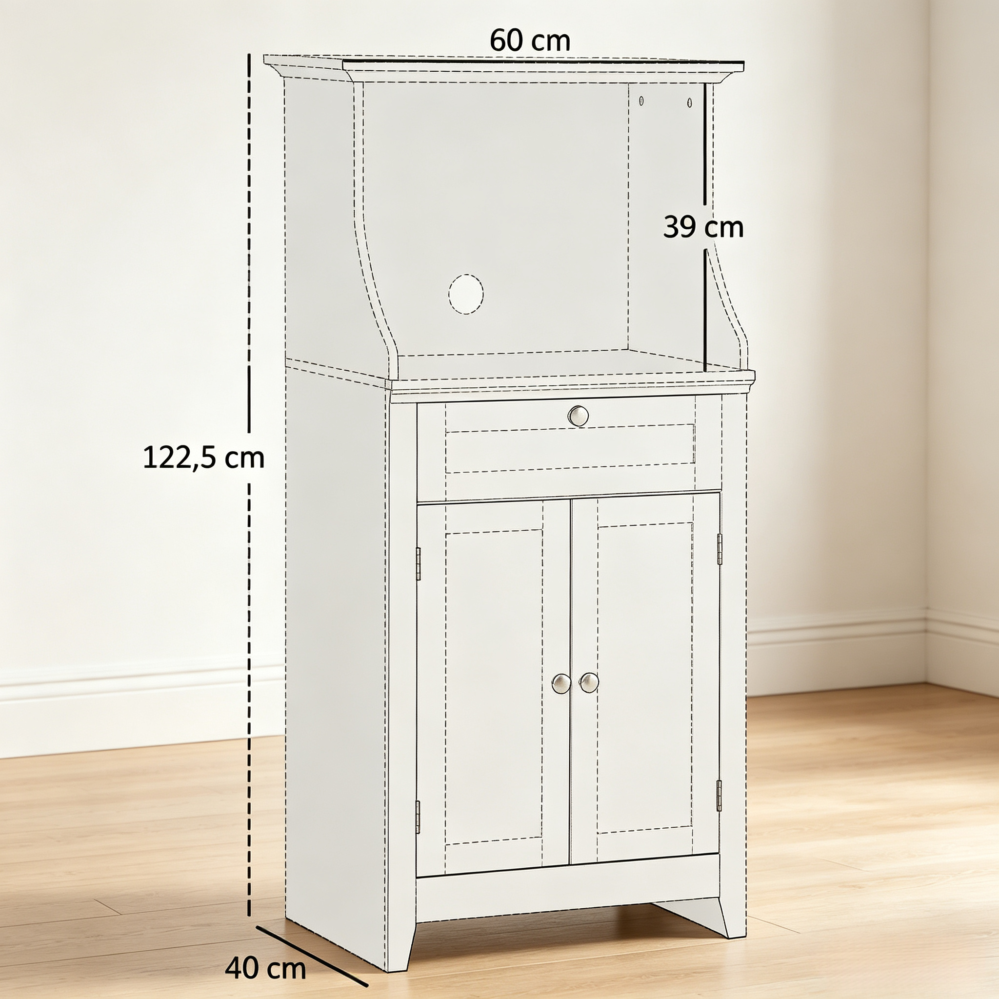 Dimensions du buffet