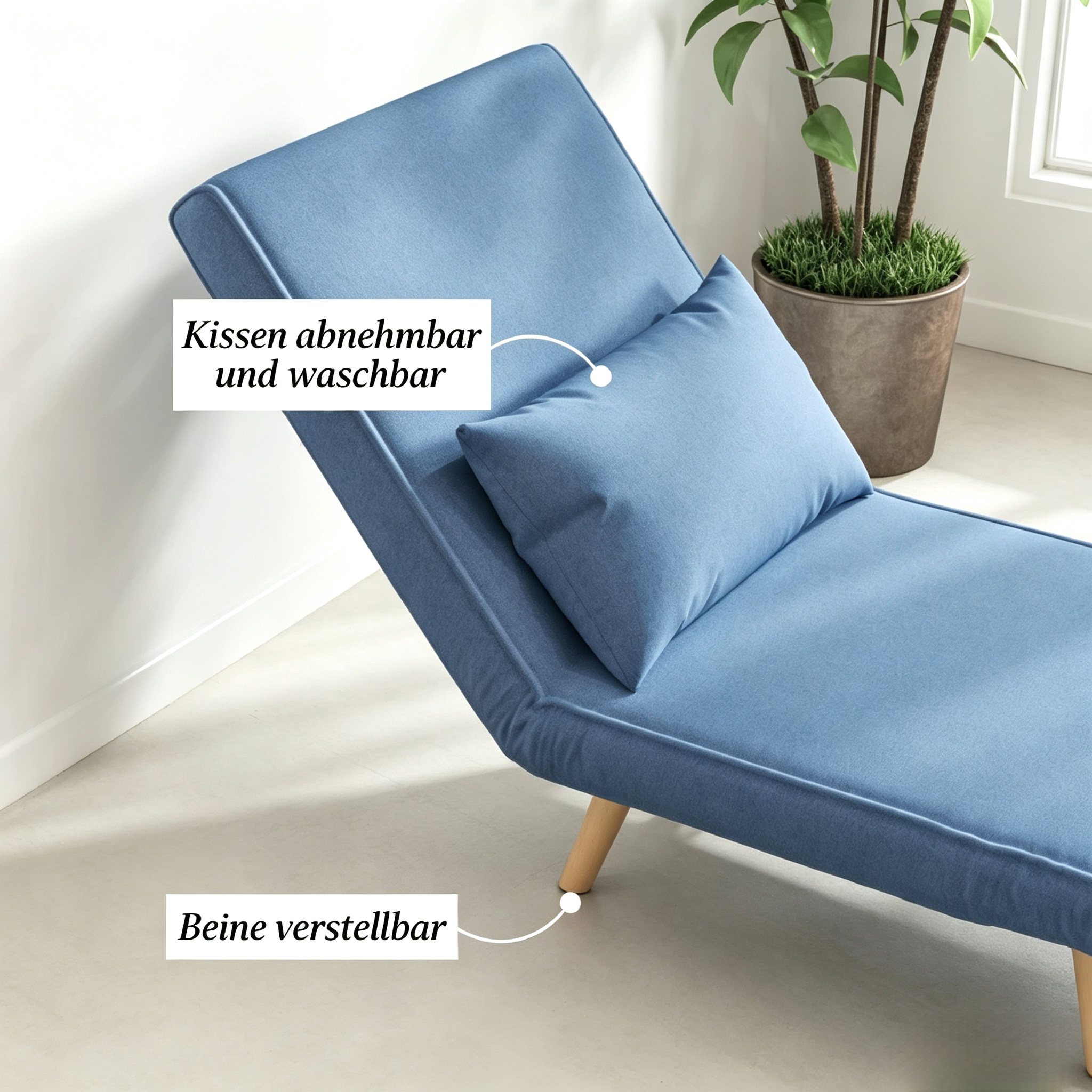 Détail du fauteuil d'appoint