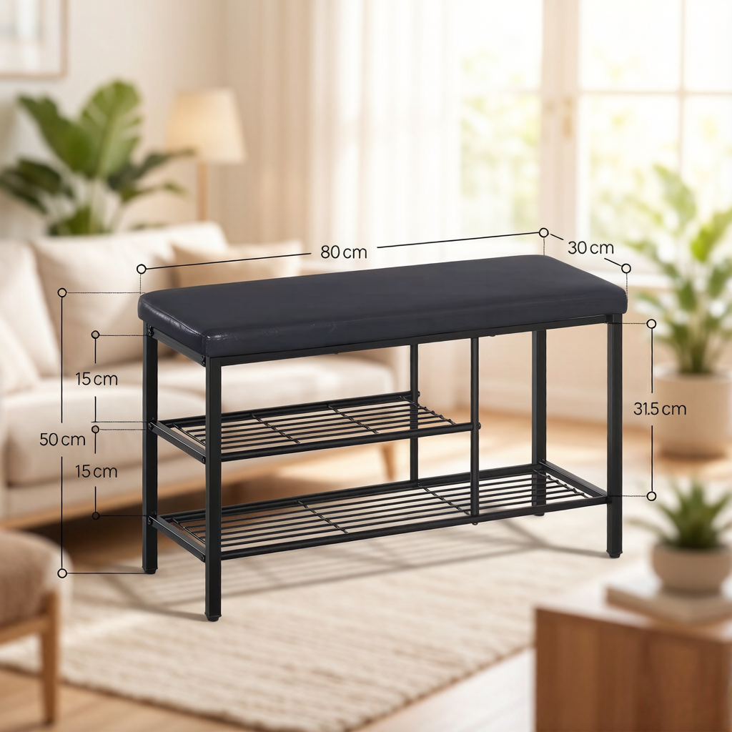 Dimensions du banc avec rangement