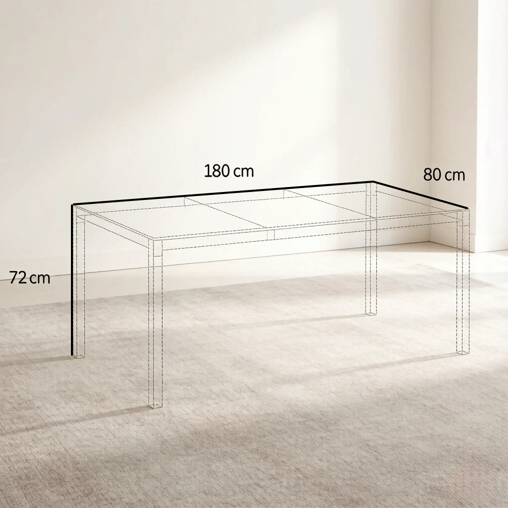 Dimensions du table à manger