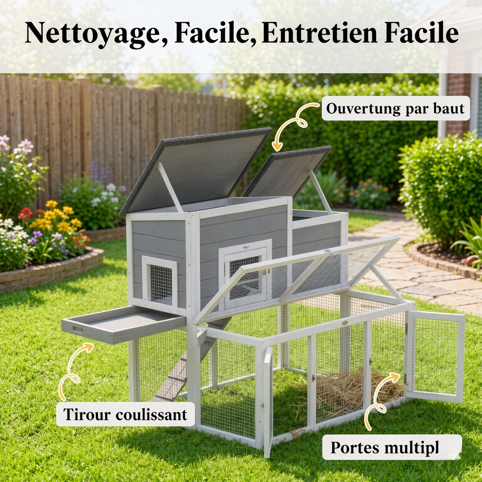 Détail du enclos extérieur