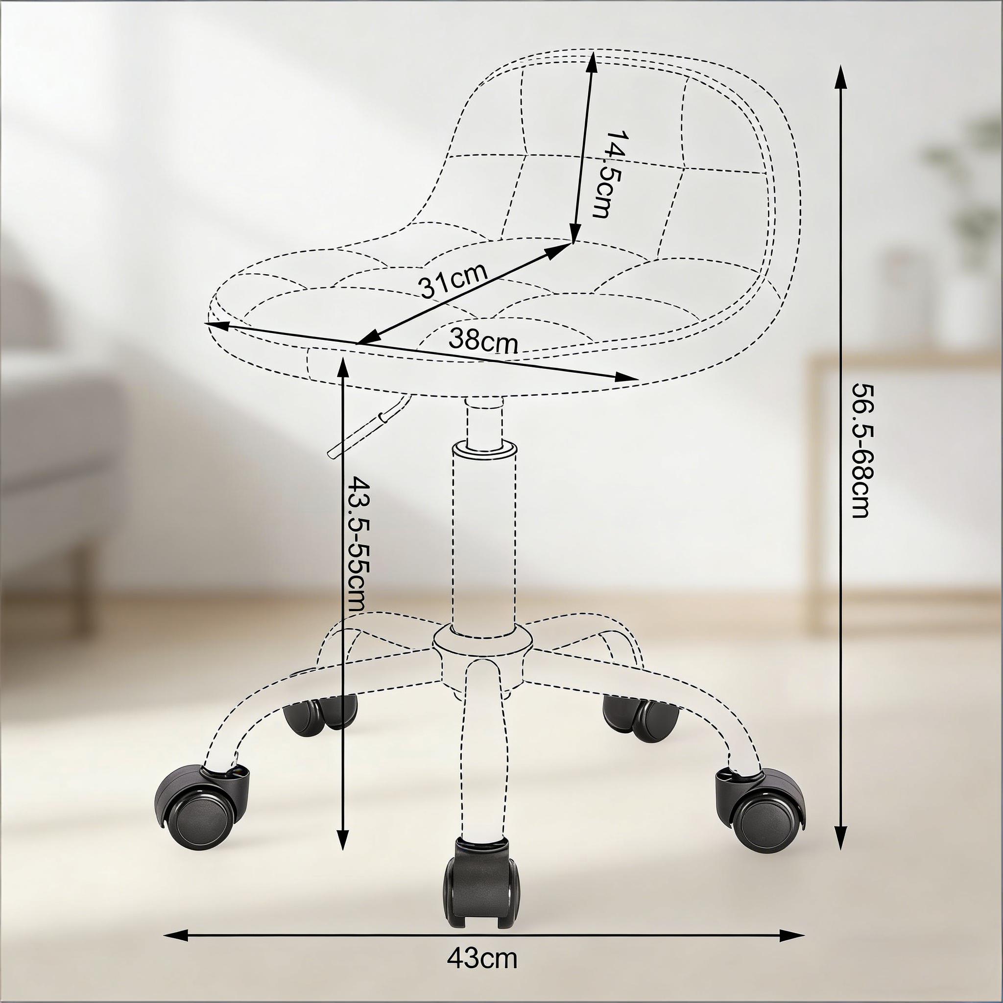 Dimensions du fauteuil de bureau
