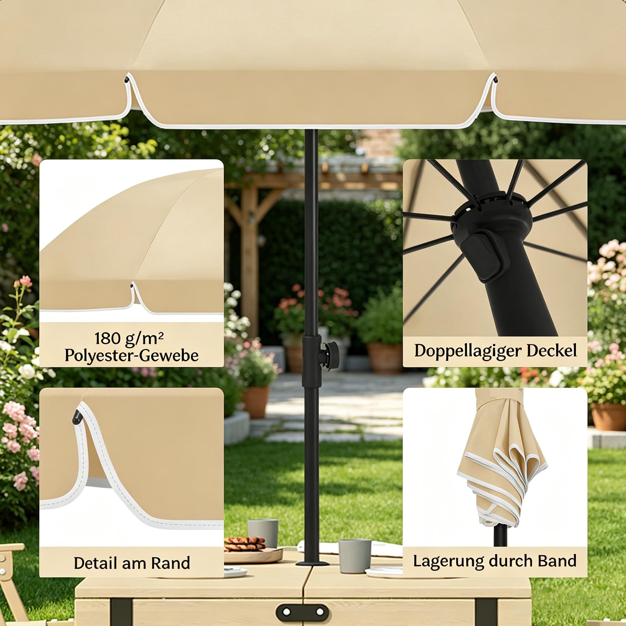 Détail du parasol