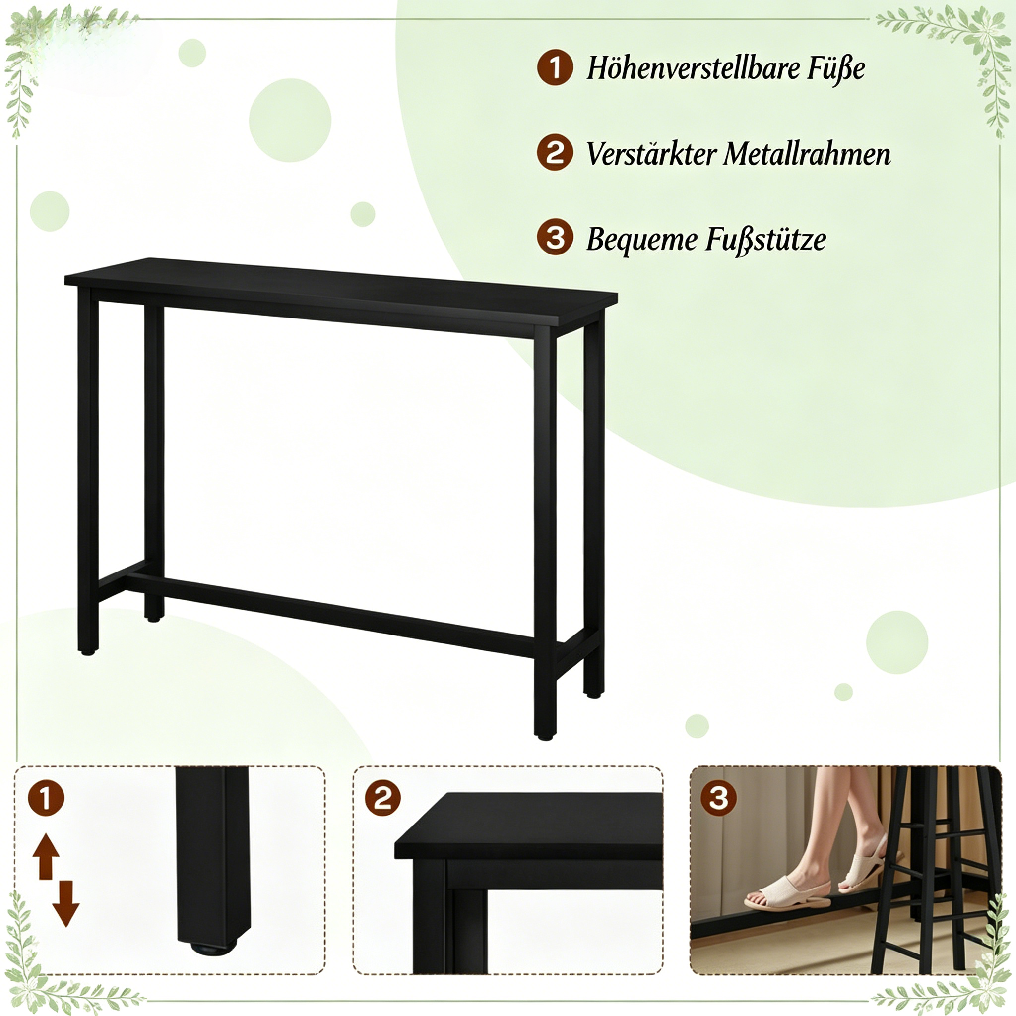 Présentation du table haute