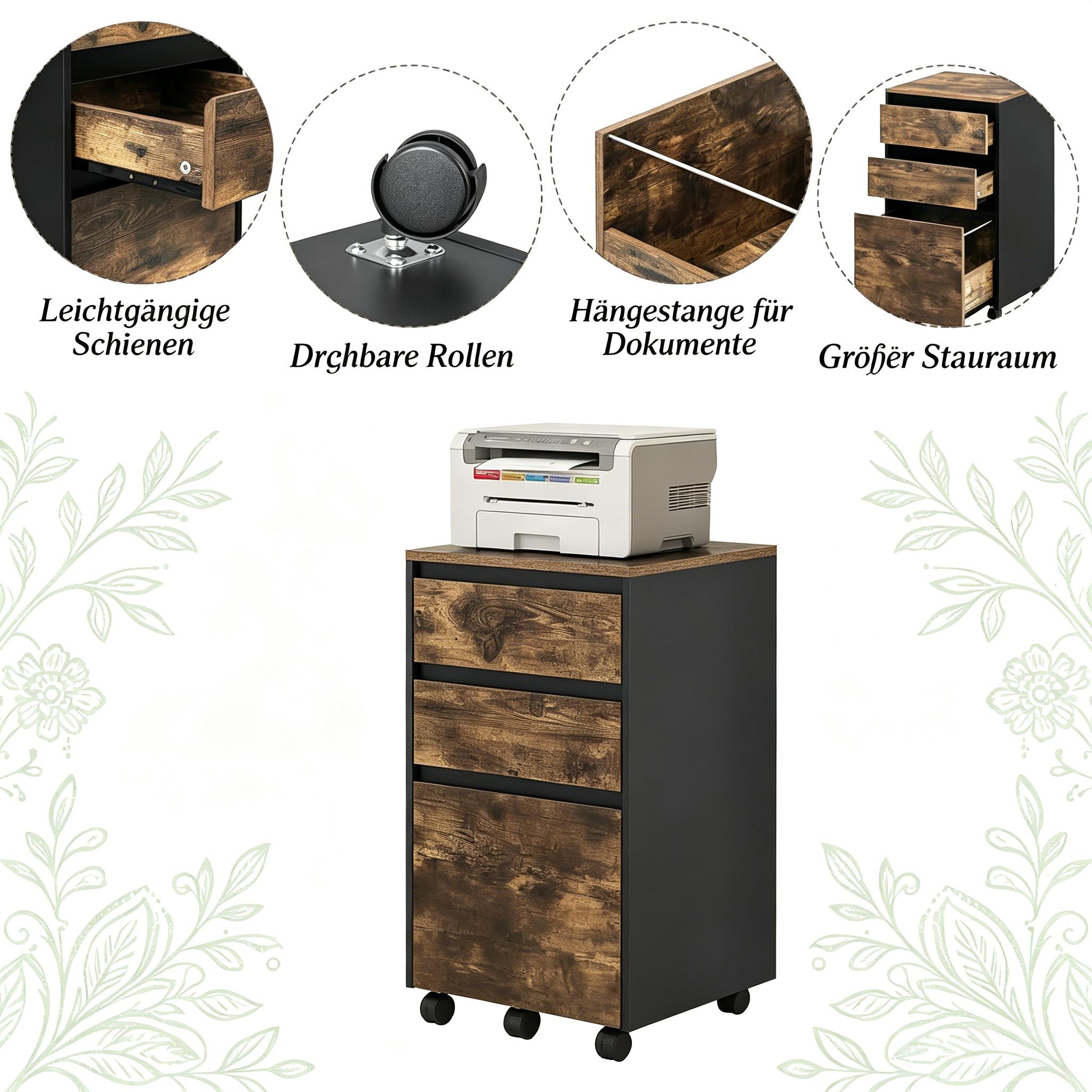 Présentation du caisson de bureau